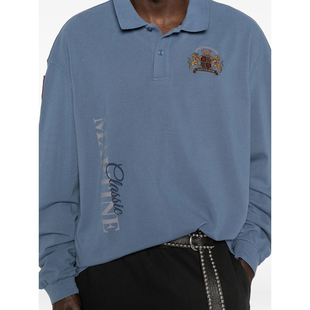 Martine Rose Martine Rose BLUE Polo Shirts Size US M / EU 48-50 / 2 - 4 Thumbnail