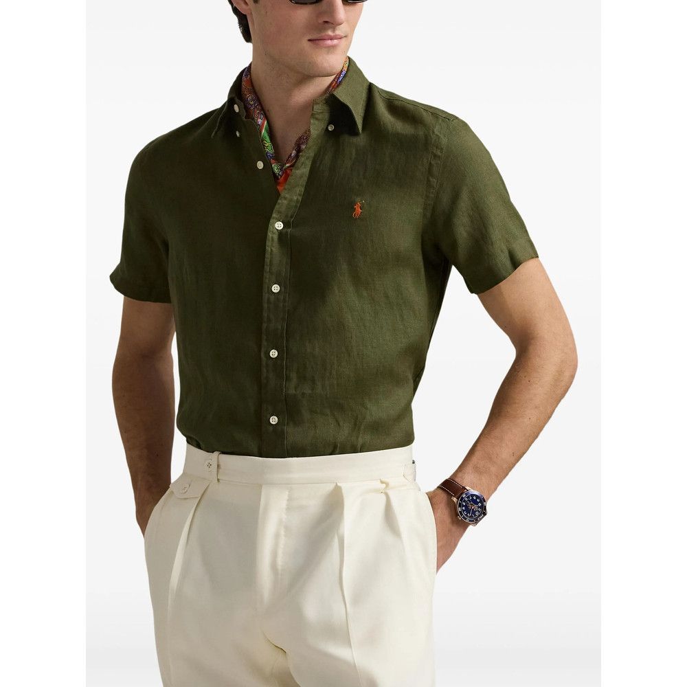 Ralph Lauren Ralph Lauren GREEN Shirts Size US S / EU 44-46 / 1 - 5 Thumbnail