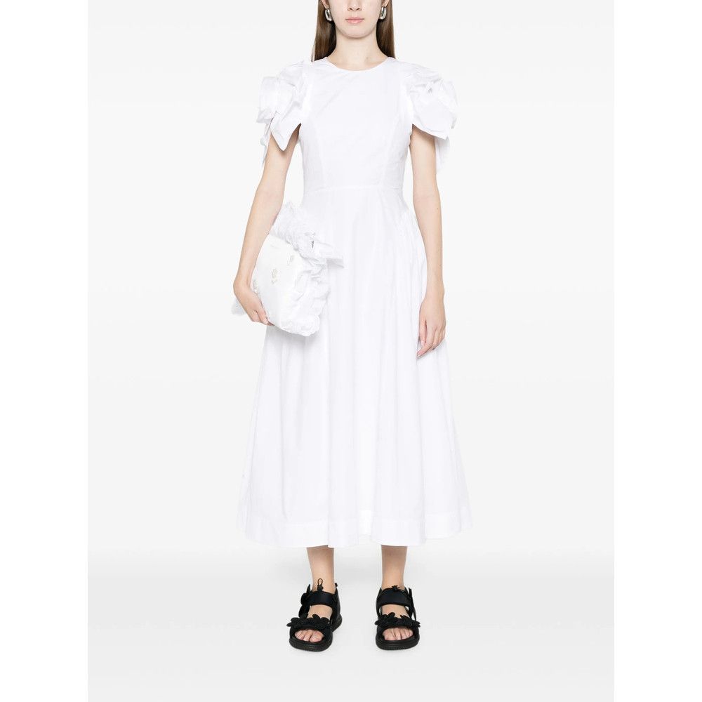 Simone Rocha Simone Rocha WHITE Dresses - Day Dresses Size M / US 6-8 / IT 42-44 - 3 Thumbnail