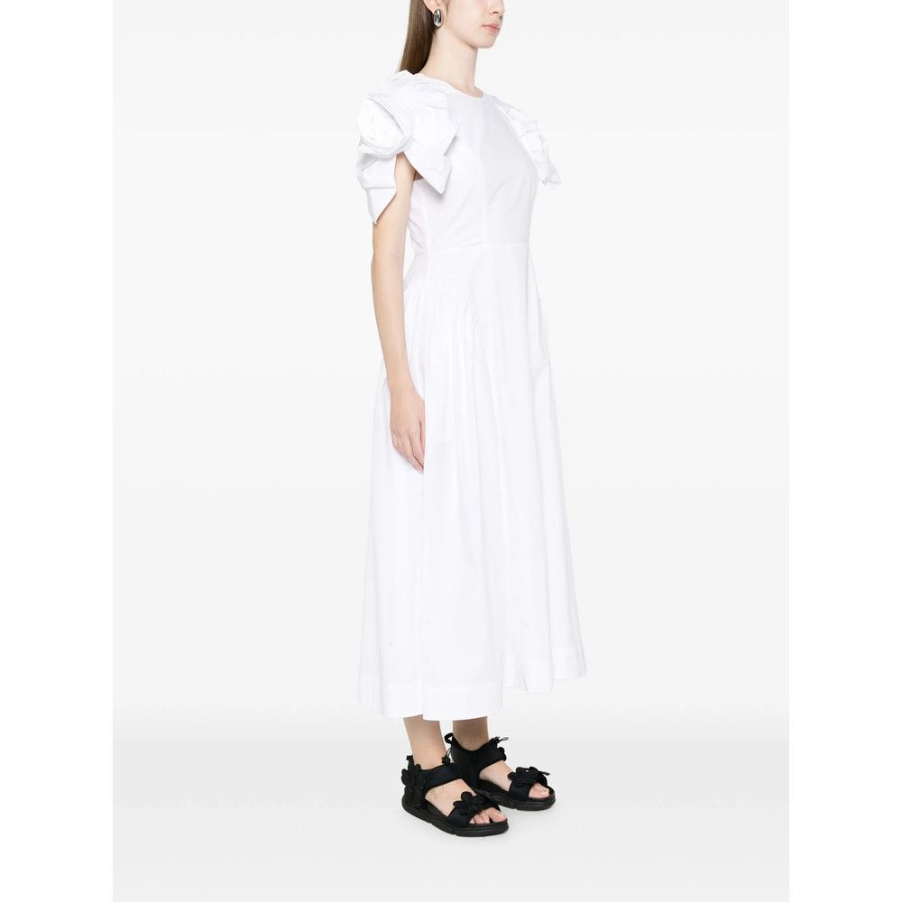 Simone Rocha Simone Rocha WHITE Dresses - Day Dresses Size M / US 6-8 / IT 42-44 - 5 Thumbnail