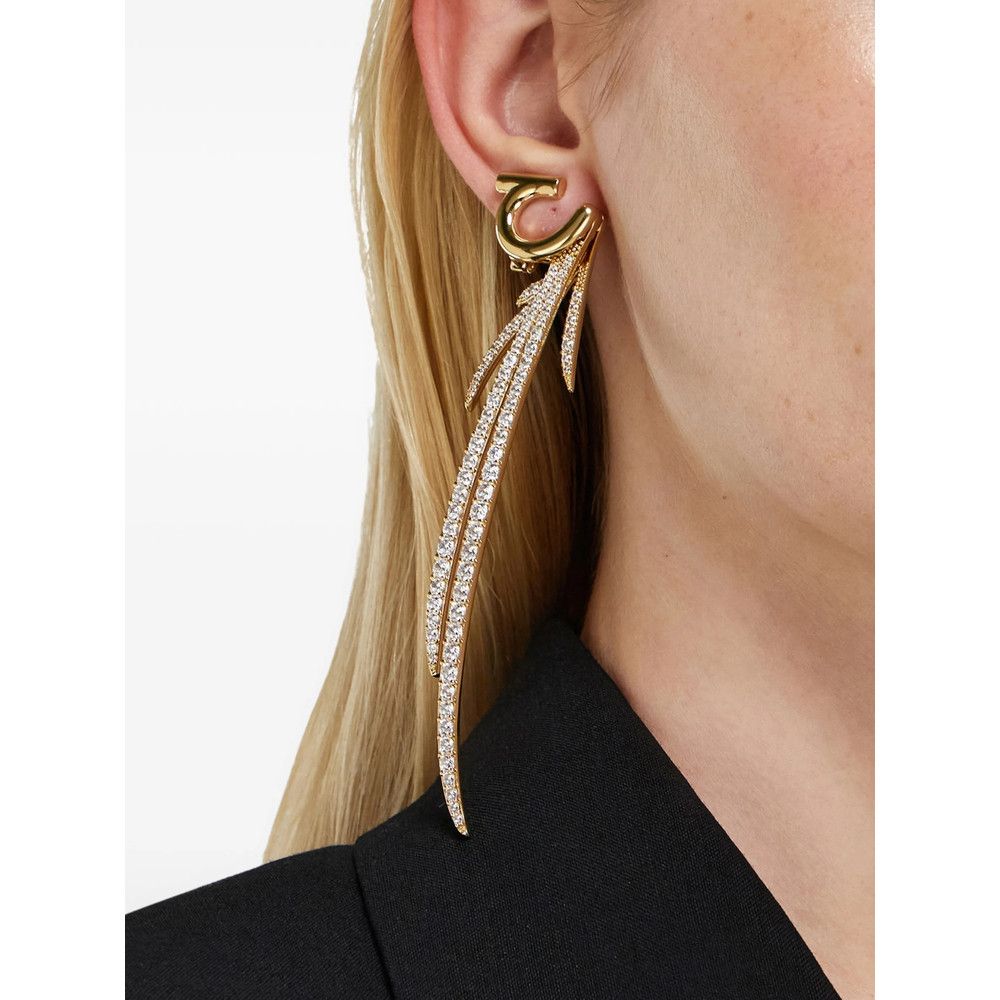 Salvatore Ferragamo Ferragamo GOLD Earrings Size ONE SIZE - 2 Thumbnail