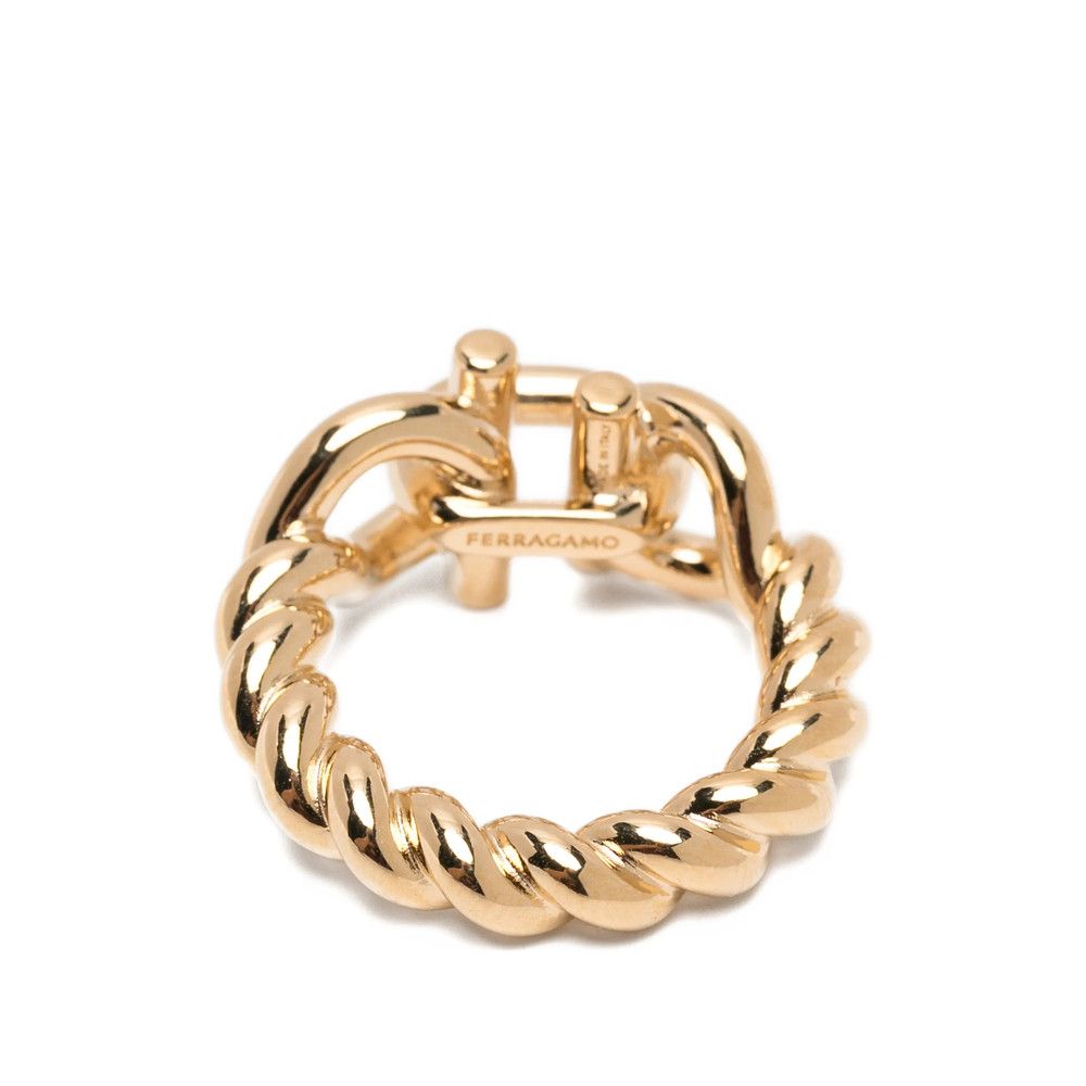 Salvatore Ferragamo Ferragamo GOLD Rings Size ONE SIZE - 3 Thumbnail