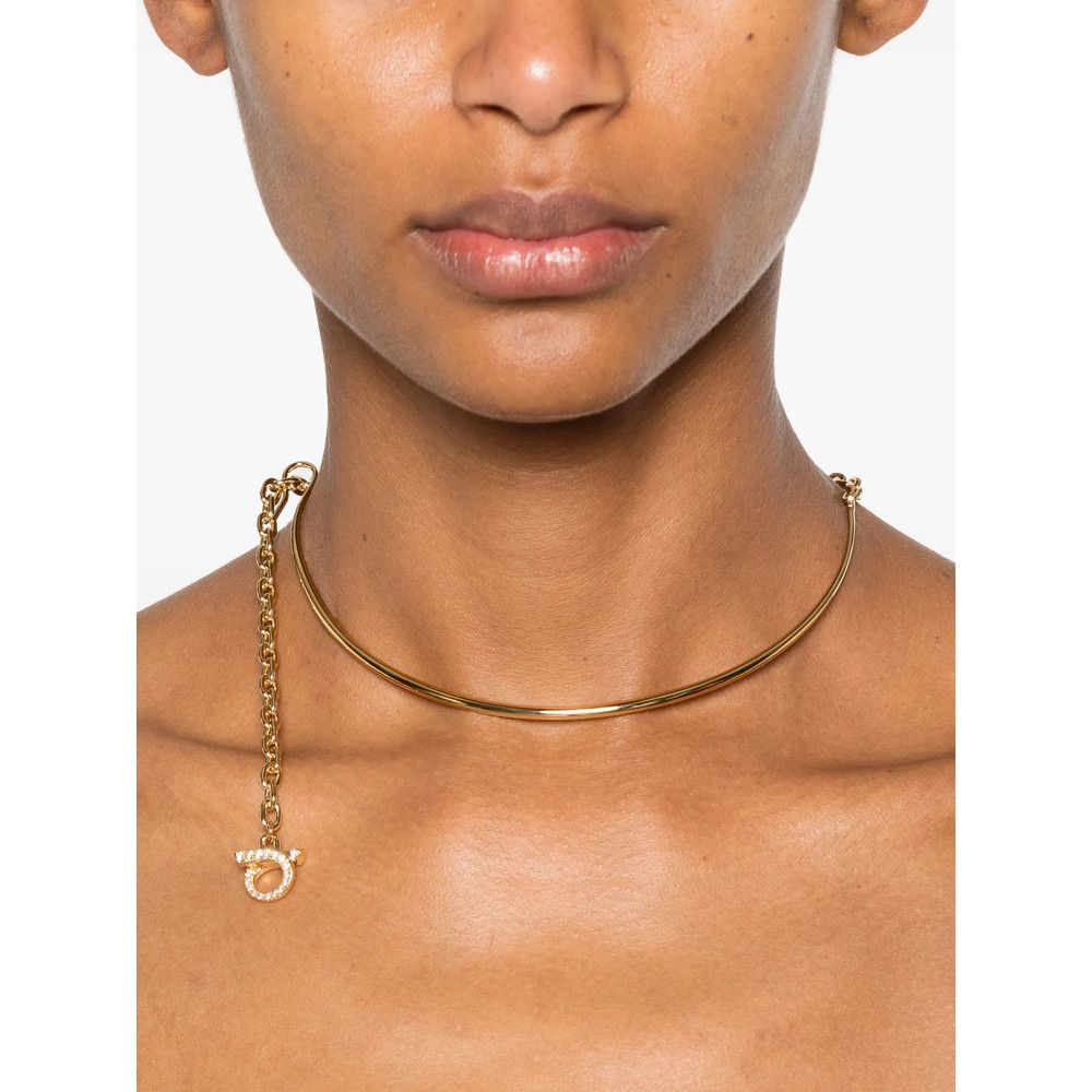Salvatore Ferragamo Ferragamo GOLD Necklaces Size ONE SIZE - 2 Thumbnail