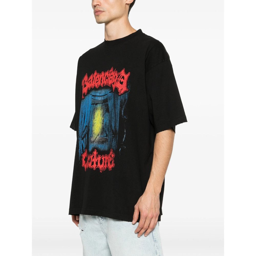 Balenciaga Balenciaga BLACK T-Shirts & Vests - T-Shirts Size US XL / EU 56 / 4 - 4 Thumbnail