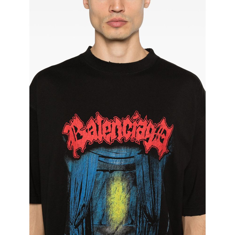 Balenciaga Balenciaga BLACK T-Shirts & Vests - T-Shirts Size US XL / EU 56 / 4 - 3 Thumbnail