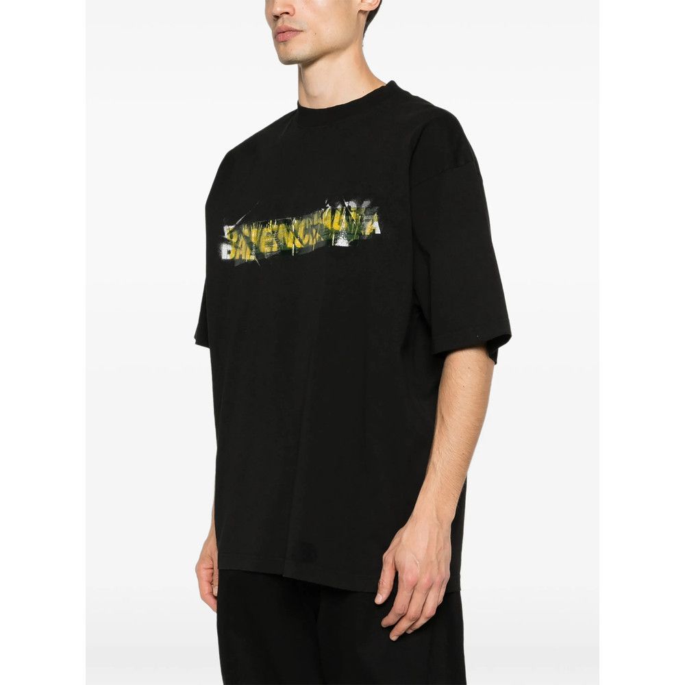 Balenciaga Balenciaga BLACK T-Shirts & Vests - T-Shirts Size US L / EU 52-54 / 3 - 3 Thumbnail