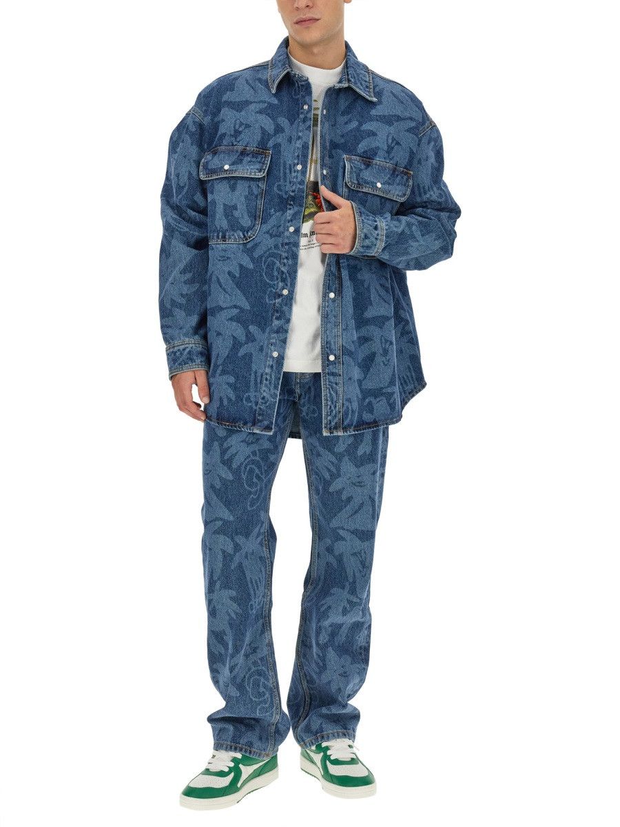 Palm Angels PALM ANGELS PALMITY JACKET - BLUE Size US M / EU 48-50 / 2 - 2 Thumbnail