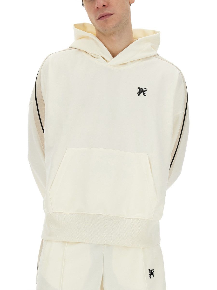 Palm Angels PALM ANGELS MONOGRAM SWEATSHIRT - WHITE Size US XL / EU 56 / 4 - 4 Thumbnail