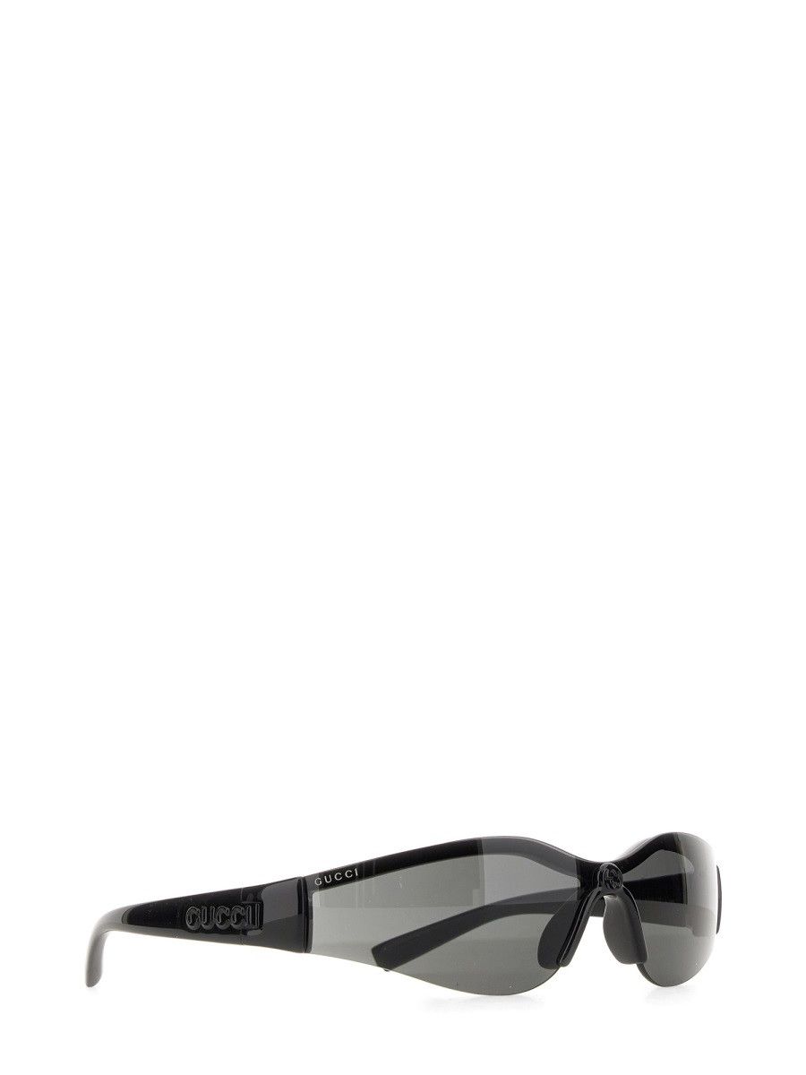 Gucci GUCCI MASK SUNGLASSES - BLACK Size ONE SIZE - 3 Thumbnail