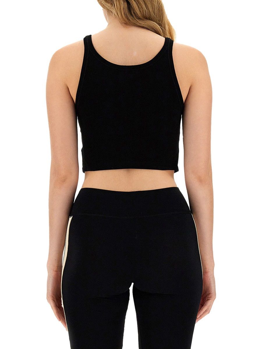 Palm Angels PALM ANGELS TOPS WITH LOGO - BLACK Size XS / US 0-2 / IT 36-38 - 3 Thumbnail