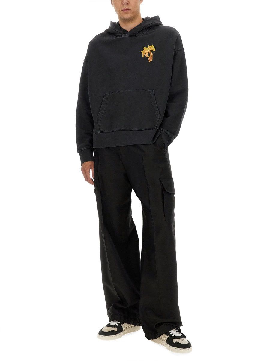 Palm Angels PALM ANGELS HOODIE - BLACK Size US M / EU 48-50 / 2 - 2 Thumbnail