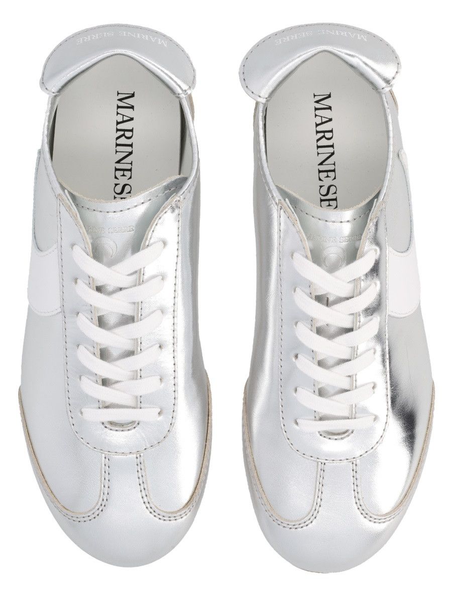 Marine Serre MARINE SERRE "ASTRA" SNEAKER - SILVER (IT 38) Size US 8 / IT 38 - 5 Thumbnail