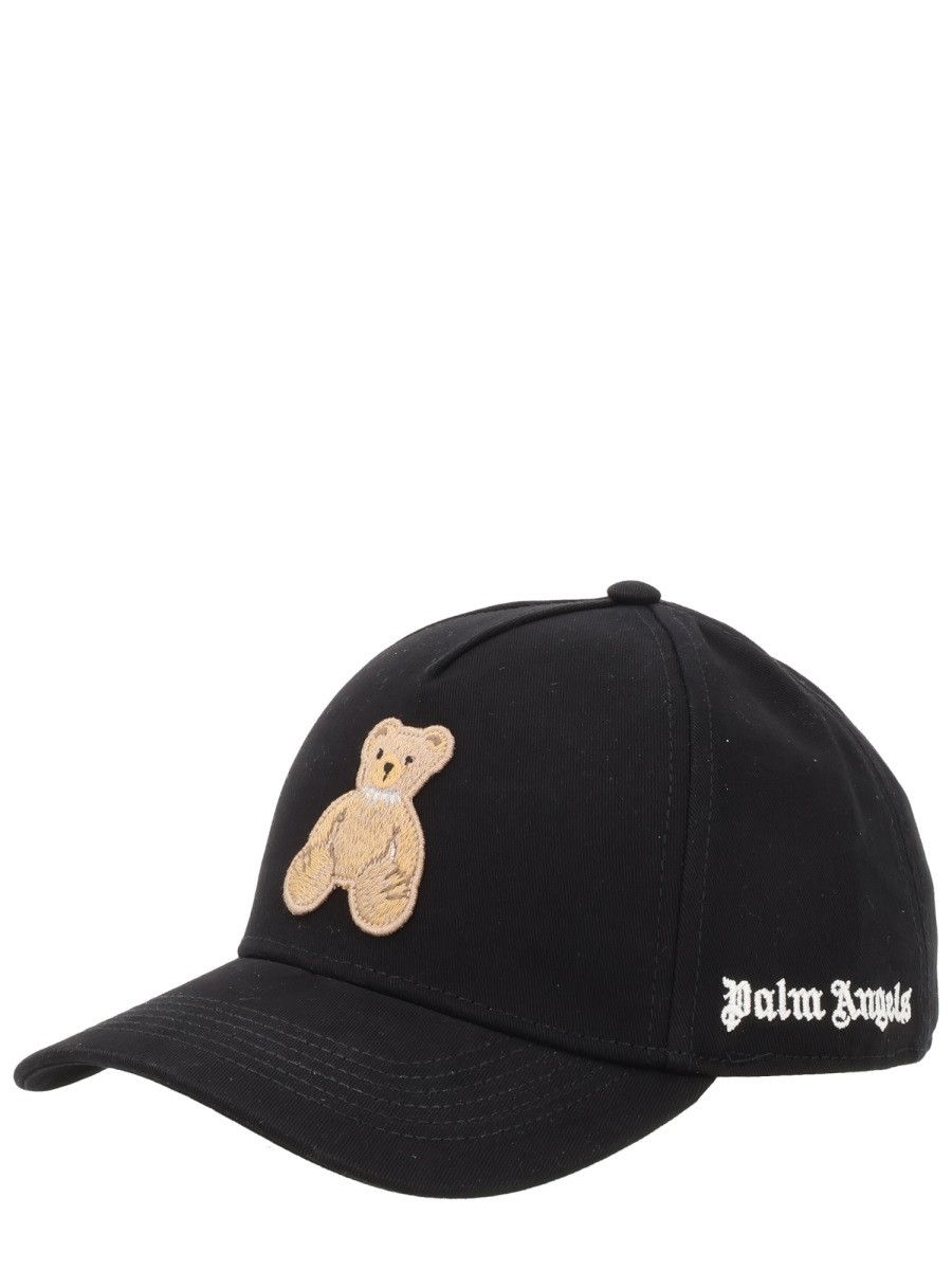 Palm Angels PALM ANGELS CAPPELLO DA BASEBALL "BEAR" - BLACK Size ONE SIZE - 3 Thumbnail