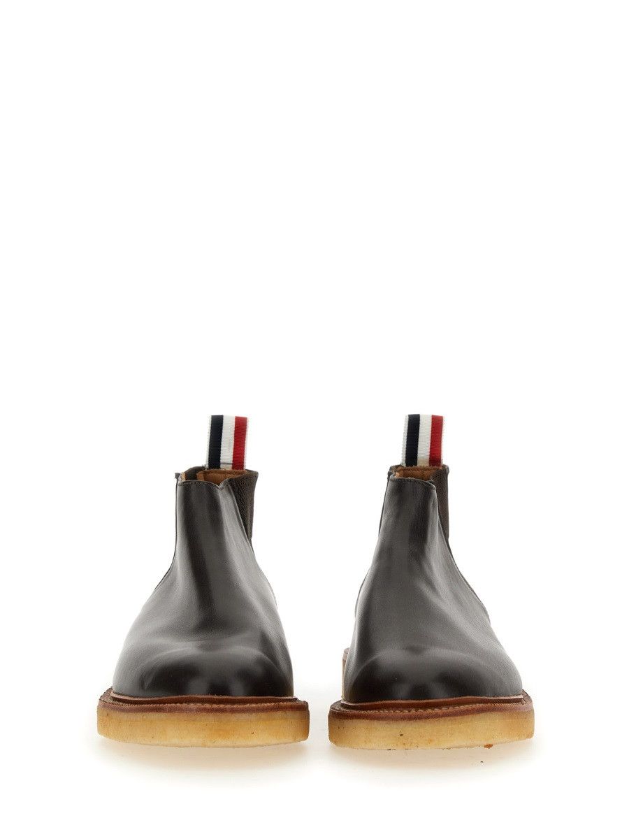 Thom Browne THOM BROWNE CHELSEA BOOT - BROWN (US 7½) Size US 7.5 / EU 40-41 - 4 Thumbnail