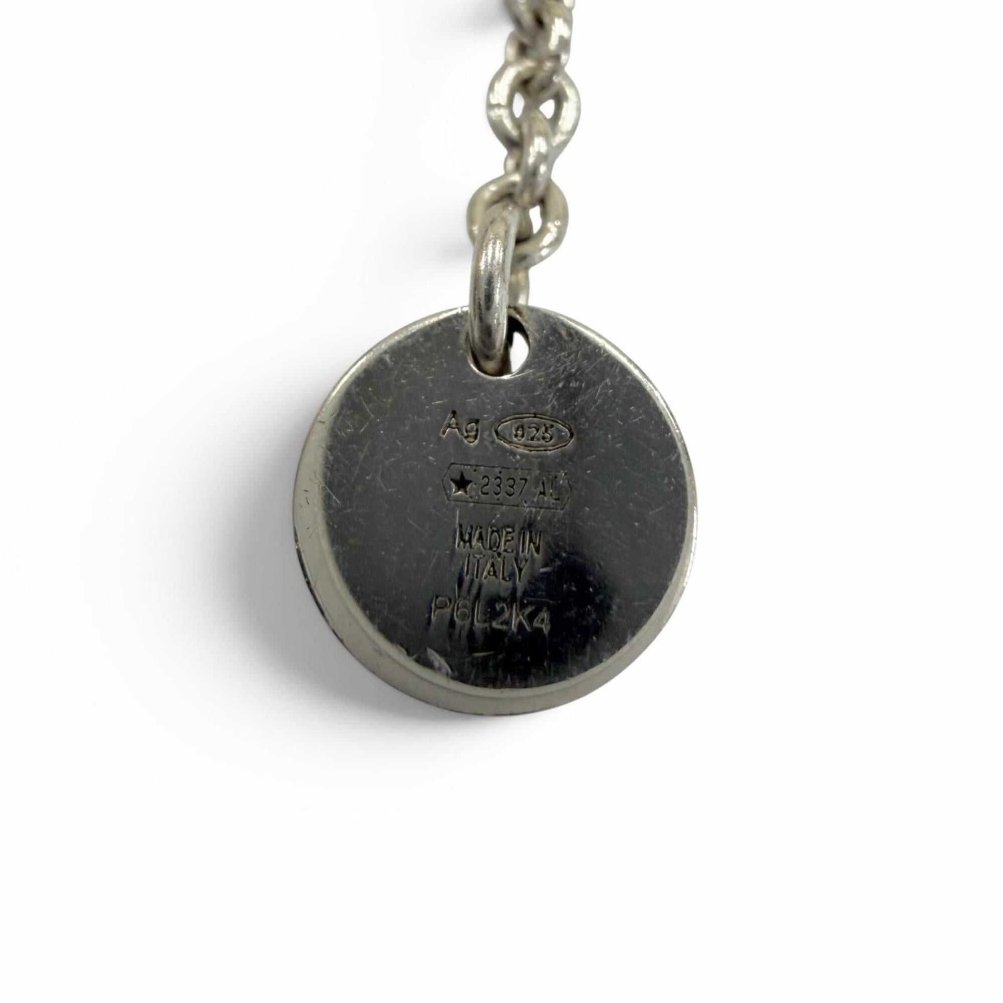 Bvlgari BVLGARI B.zero1 Save the Children Charity Necklace, 925 Sterling Silver, Onyx, Made in Italy, Weight 7.8g, Women's, Comes with Box Size ONE SIZE - 6 Thumbnail
