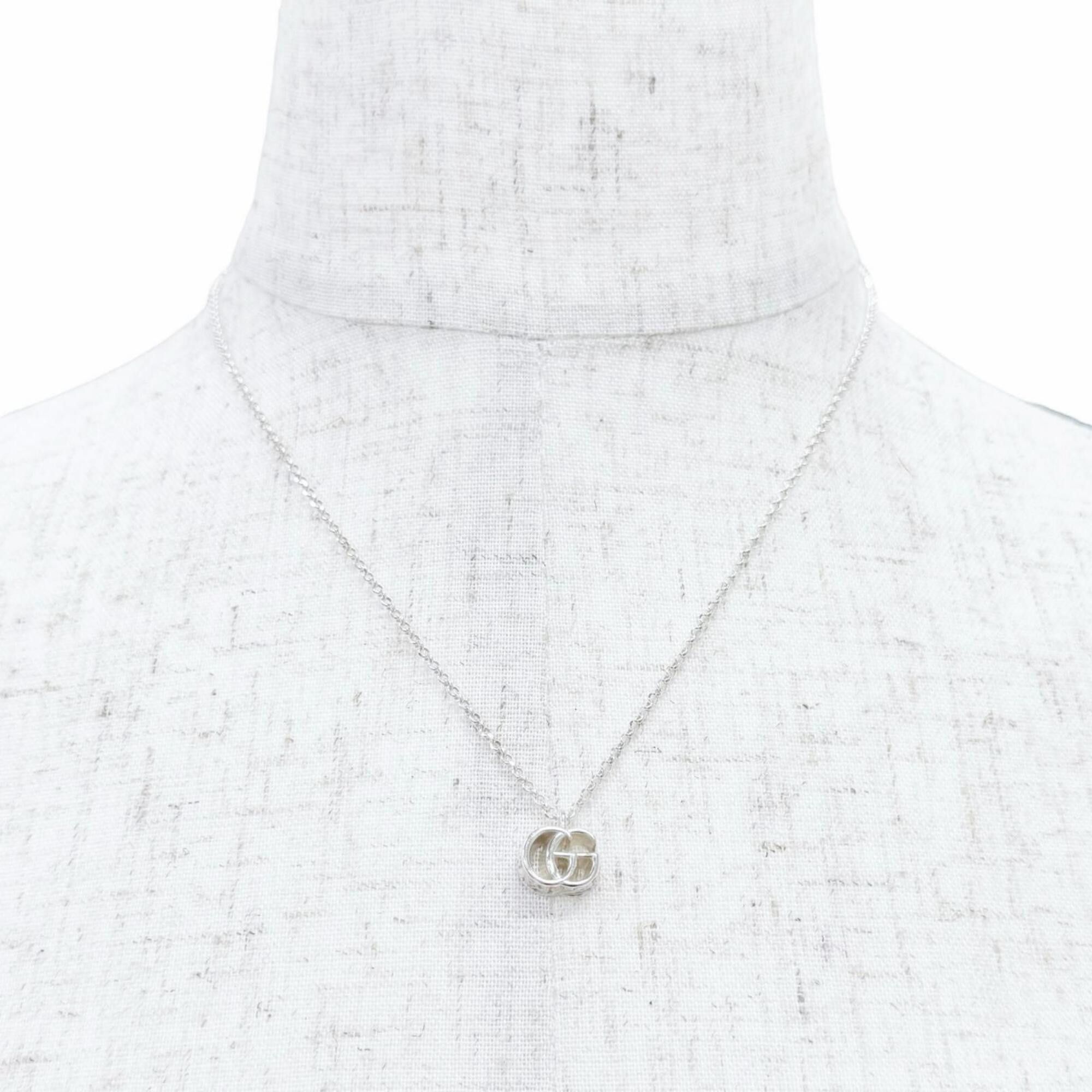 Gucci GUCCI 770724 Double G Necklace, 925 Sterling Silver, Weight 5.4g, Women's, Comes with Box and Dust Bag, Very Popular, Highly Recommended! Size ONE SIZE - 3 Thumbnail