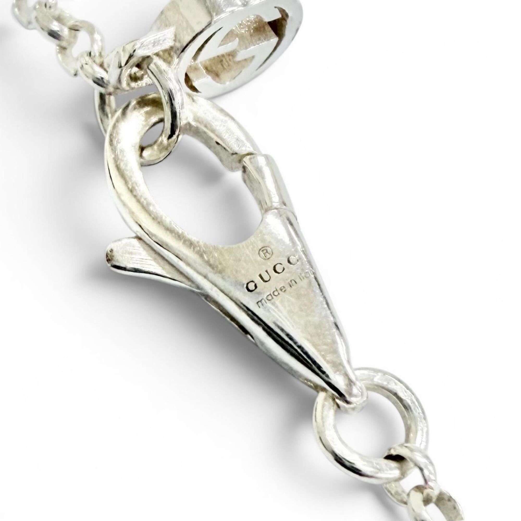 Gucci GUCCI 770724 Double G Necklace, 925 Sterling Silver, Weight 5.4g, Women's, Comes with Box and Dust Bag, Very Popular, Highly Recommended! Size ONE SIZE - 8 Thumbnail