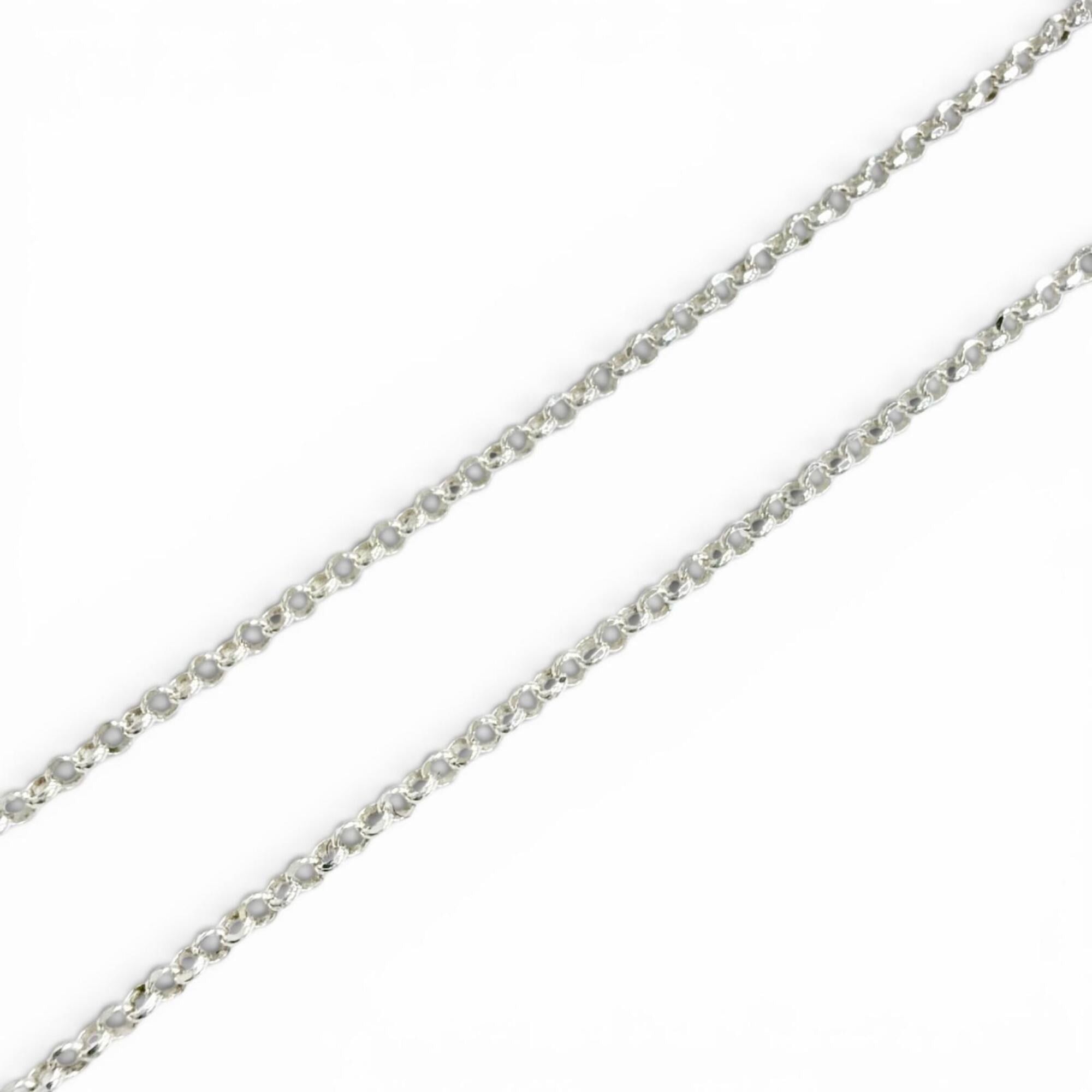 Gucci GUCCI 770724 Double G Necklace, 925 Sterling Silver, Weight 5.4g, Women's, Comes with Box and Dust Bag, Very Popular, Highly Recommended! Size ONE SIZE - 6 Thumbnail