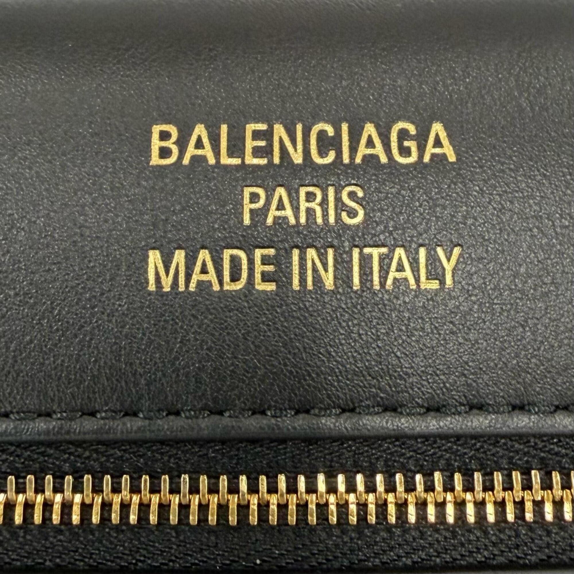 Balenciaga BALENCIAGA 834943 Bel Air Small Clutch Bag, 2-Way Leather Shoulder Black, Made in Italy, Women's, with Dust Bag Size ONE SIZE - 15 Thumbnail