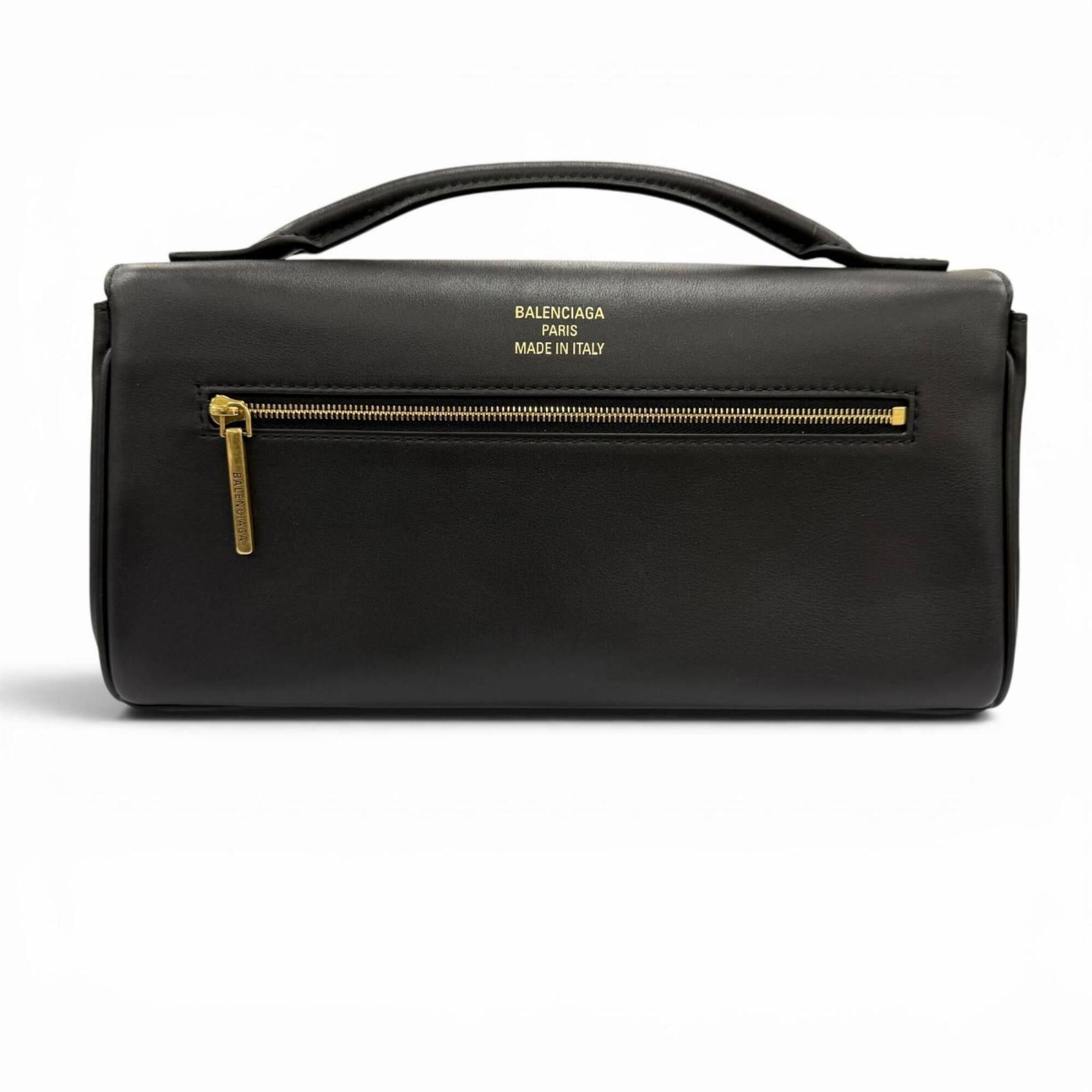 Balenciaga BALENCIAGA 834943 Bel Air Small Clutch Bag, 2-Way Leather Shoulder Black, Made in Italy, Women's, with Dust Bag Size ONE SIZE - 3 Thumbnail