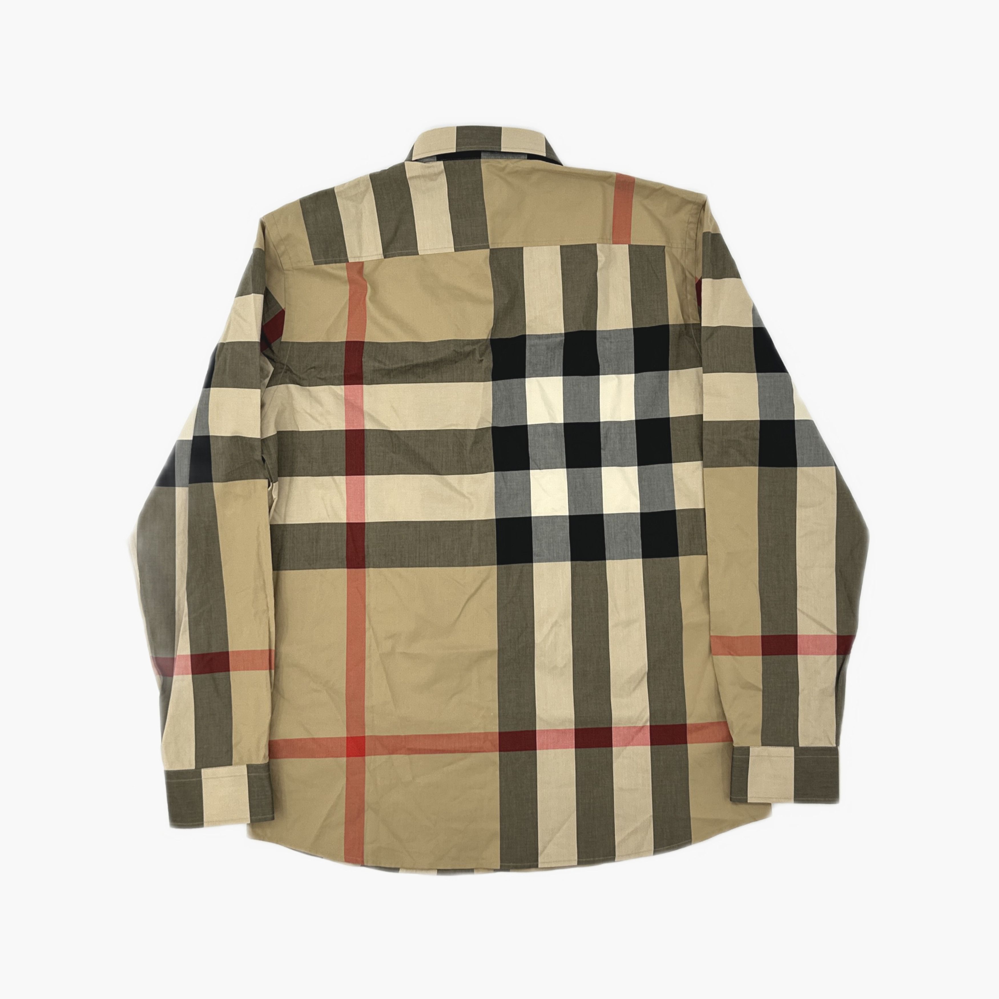 Burberry Burberry Archive Beige Check Button Up Shirt Size L Size US L / EU 52-54 / 3 - 2 Thumbnail