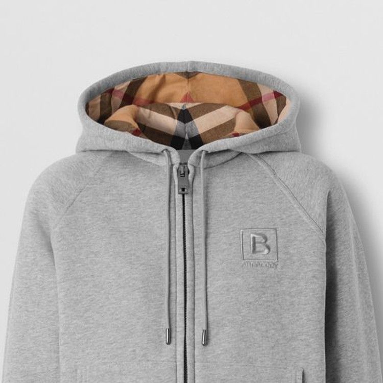 Burberry Burberry Logo Zip Up Hoodie Size L Size L / US 10 / IT 46 - 10 Thumbnail