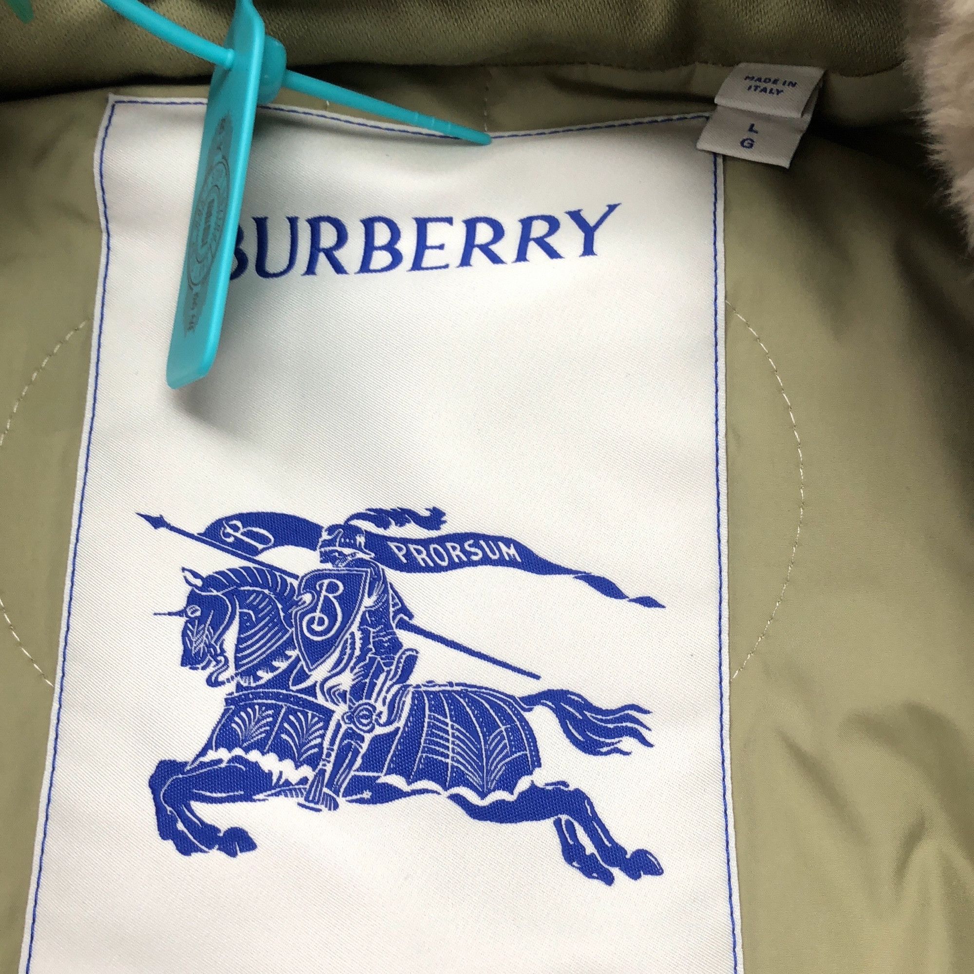 Burberry Burberry Wool Collar Cotton Jacket Size L Size US L / EU 52-54 / 3 - 2 Thumbnail