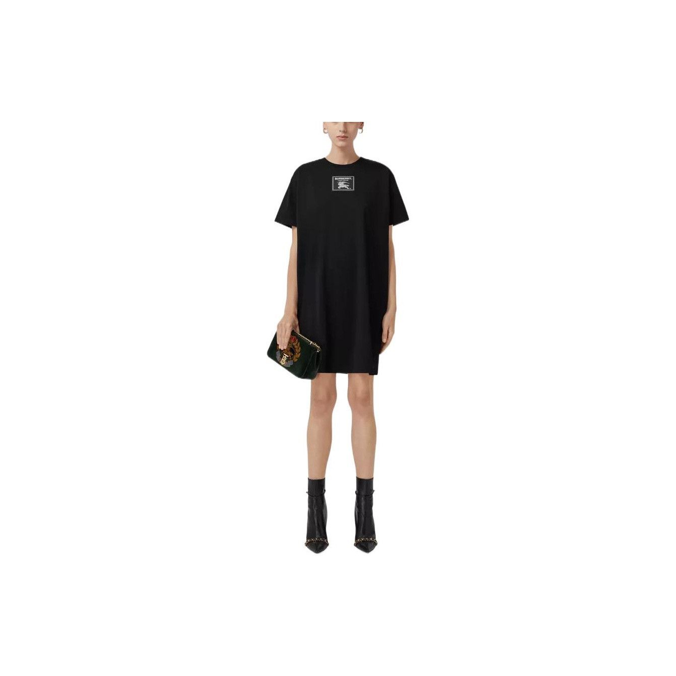 Burberry Burberry Logo Patch T-Shirt Dress Size XS Size XS / US 0-2 / IT 36-38 - 5 Thumbnail