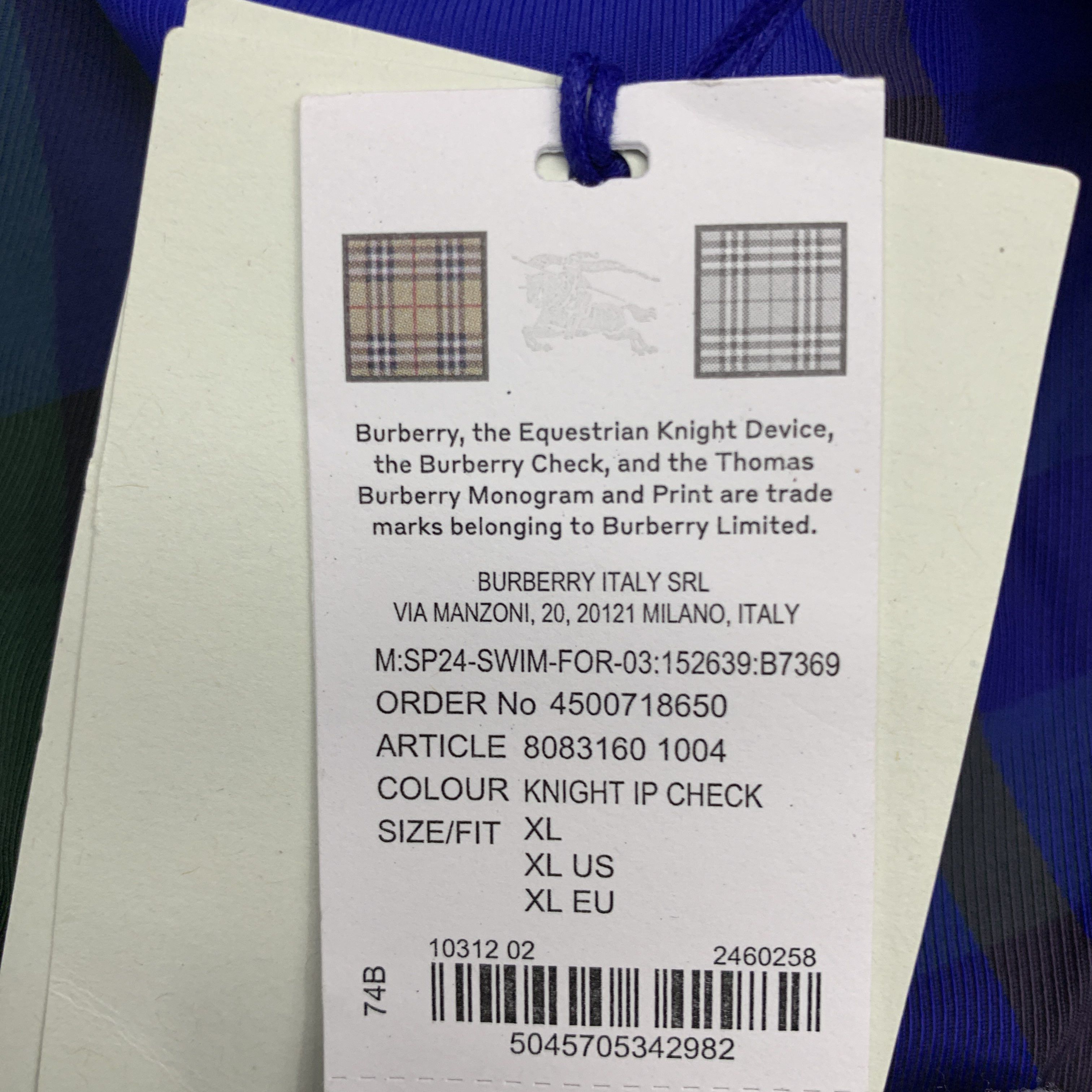 Burberry Burberry Knight Check Swim Shorts Size XL Size US 36 / EU 52 - 5 Thumbnail