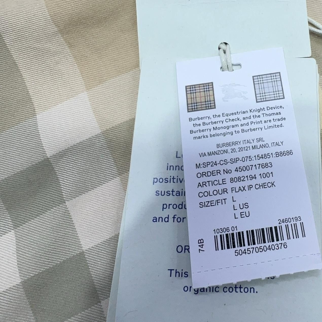 Burberry Burberry Check Print Button Up Shirt Size L Size US L / EU 52-54 / 3 - 7 Thumbnail