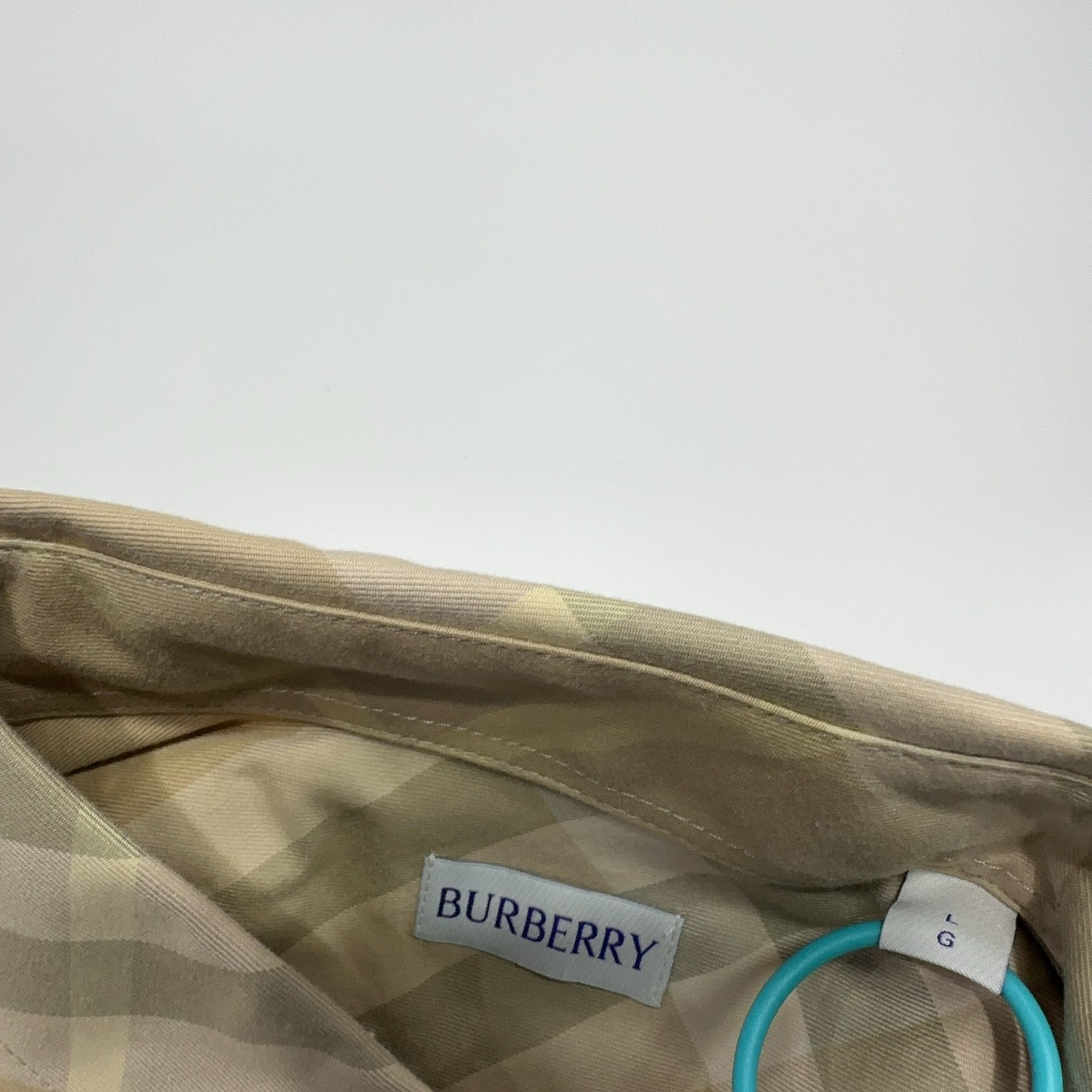 Burberry Burberry Check Print Button Up Shirt Size L Size US L / EU 52-54 / 3 - 10 Thumbnail