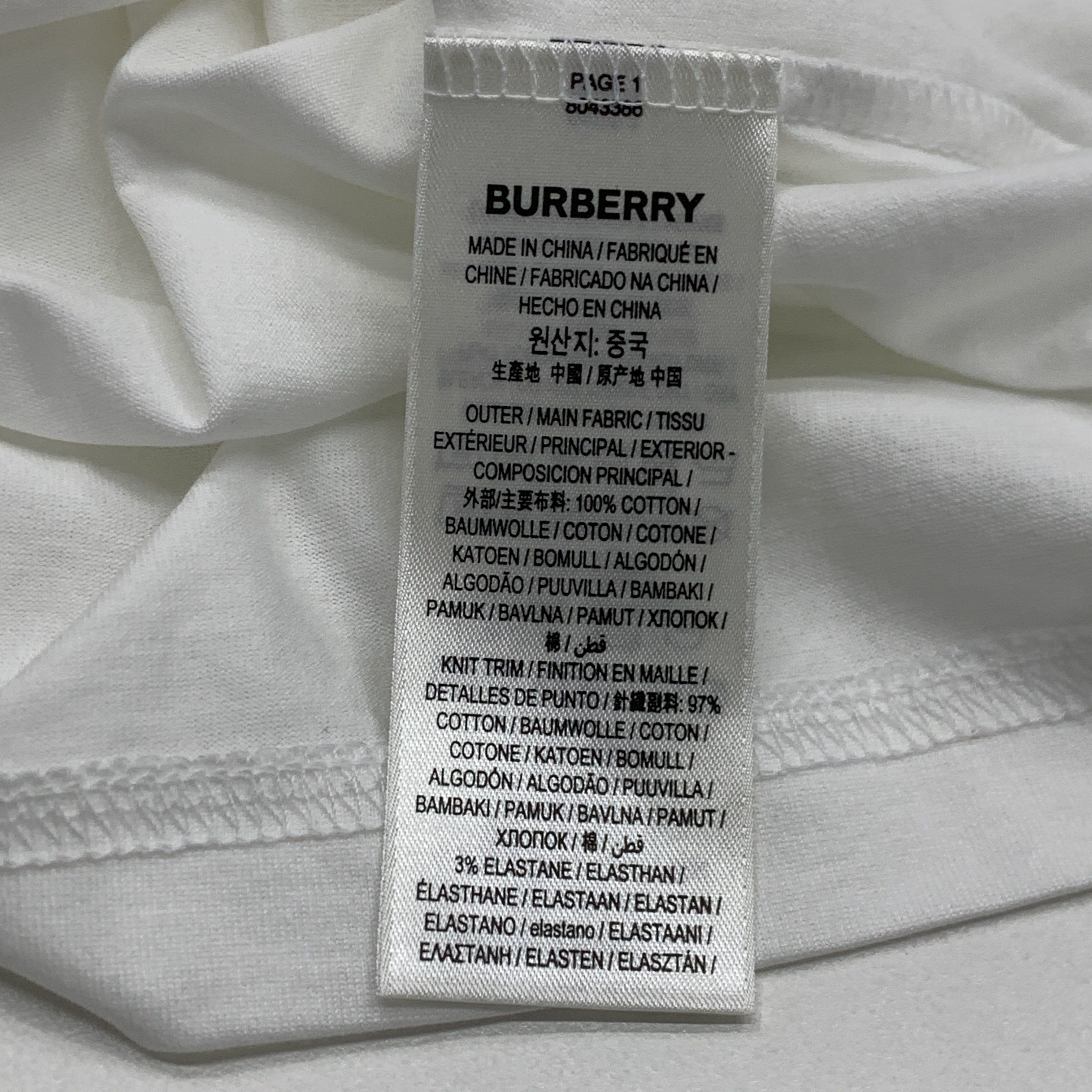 Burberry Burberry Check Pocket Cotton T-Shirt Size XXL Size XXL / US 16-18 / IT 52-54 - 5 Thumbnail