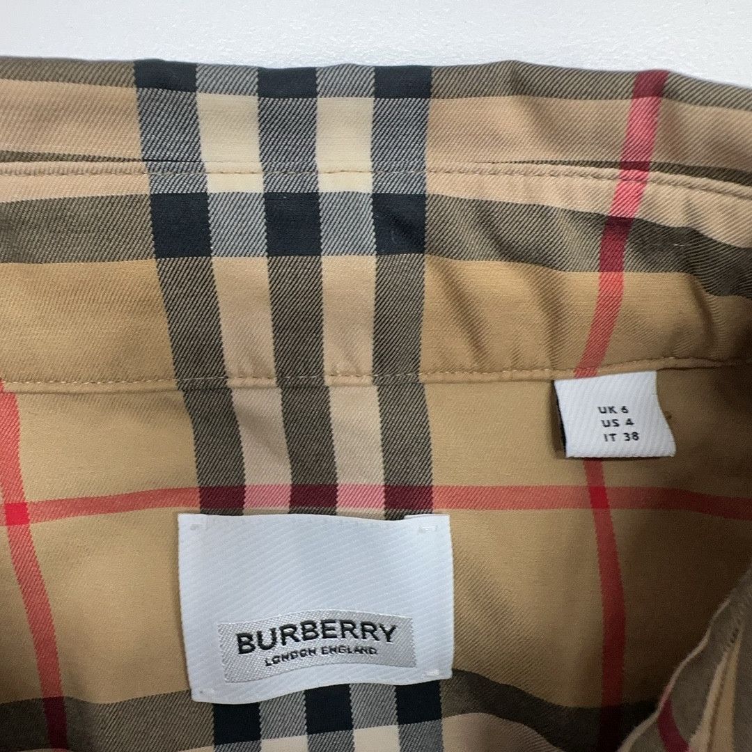 Burberry Burberry Check Button Up Shirt Size IT 38 Size XS / US 0-2 / IT 36-38 - 4 Thumbnail
