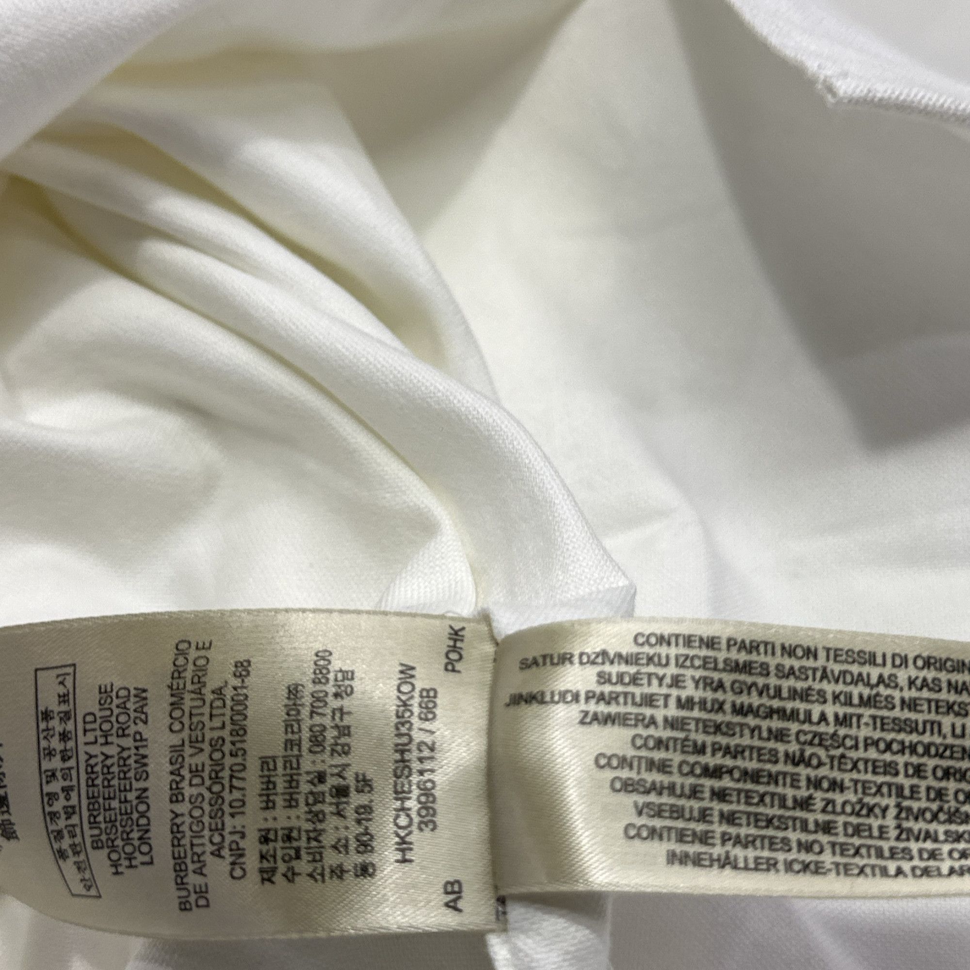 Burberry Burberry Check Collar Button Up Shirt Size M Size US M / EU 48-50 / 2 - 4 Thumbnail