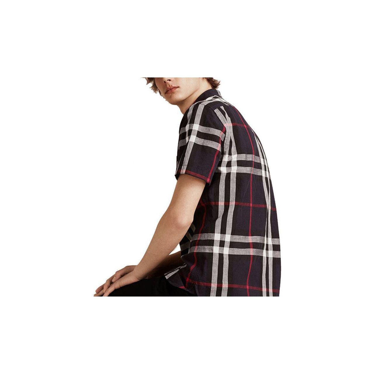 Burberry Burberry Plaid Short Sleeve Button Up Shirt Size XL Size US XL / EU 56 / 4 - 13 Thumbnail