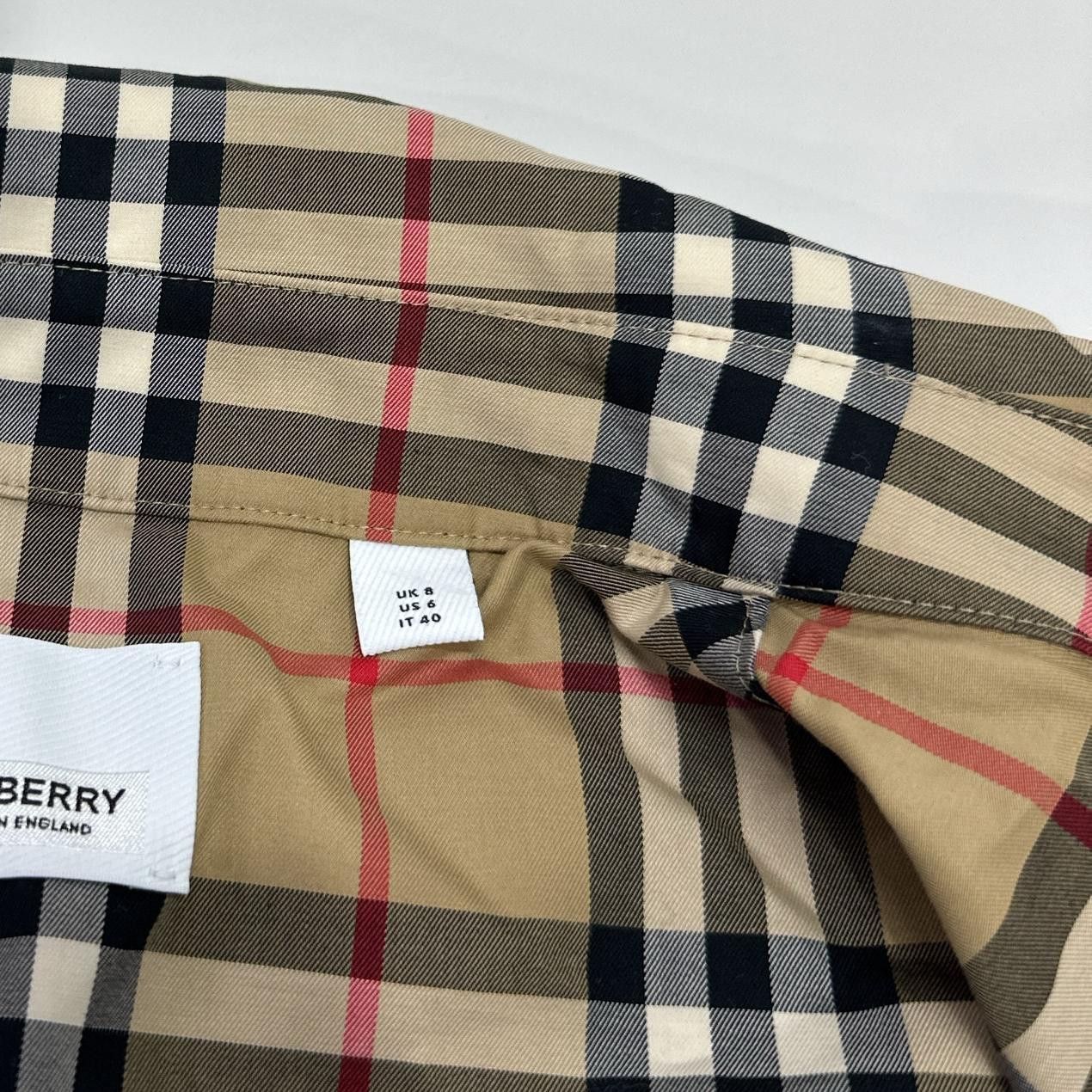 Burberry Burberry Check Cotton Button Up Shirt IT 40 Size S / US 4 / IT 40 - 8 Thumbnail