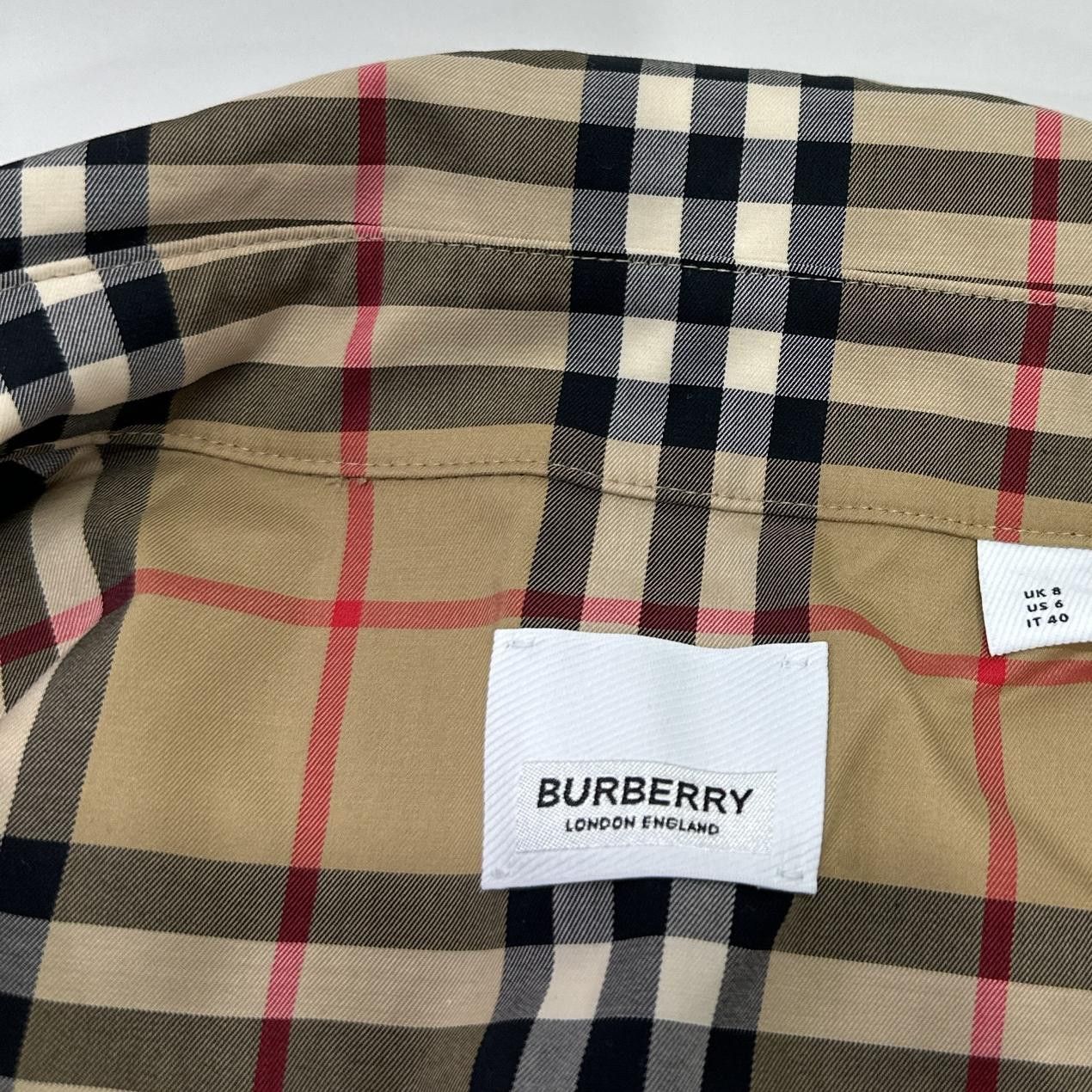 Burberry Burberry Check Cotton Button Up Shirt IT 40 Size S / US 4 / IT 40 - 7 Thumbnail
