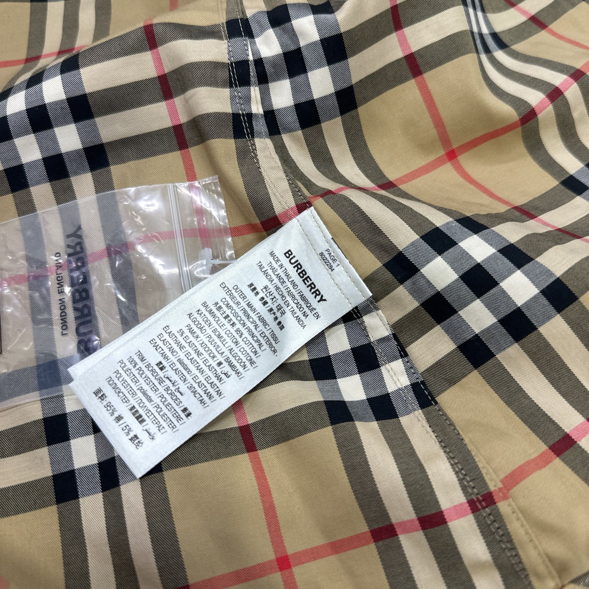 Burberry Burberry Check Cotton Button Up Shirt IT 40 Size S / US 4 / IT 40 - 10 Thumbnail