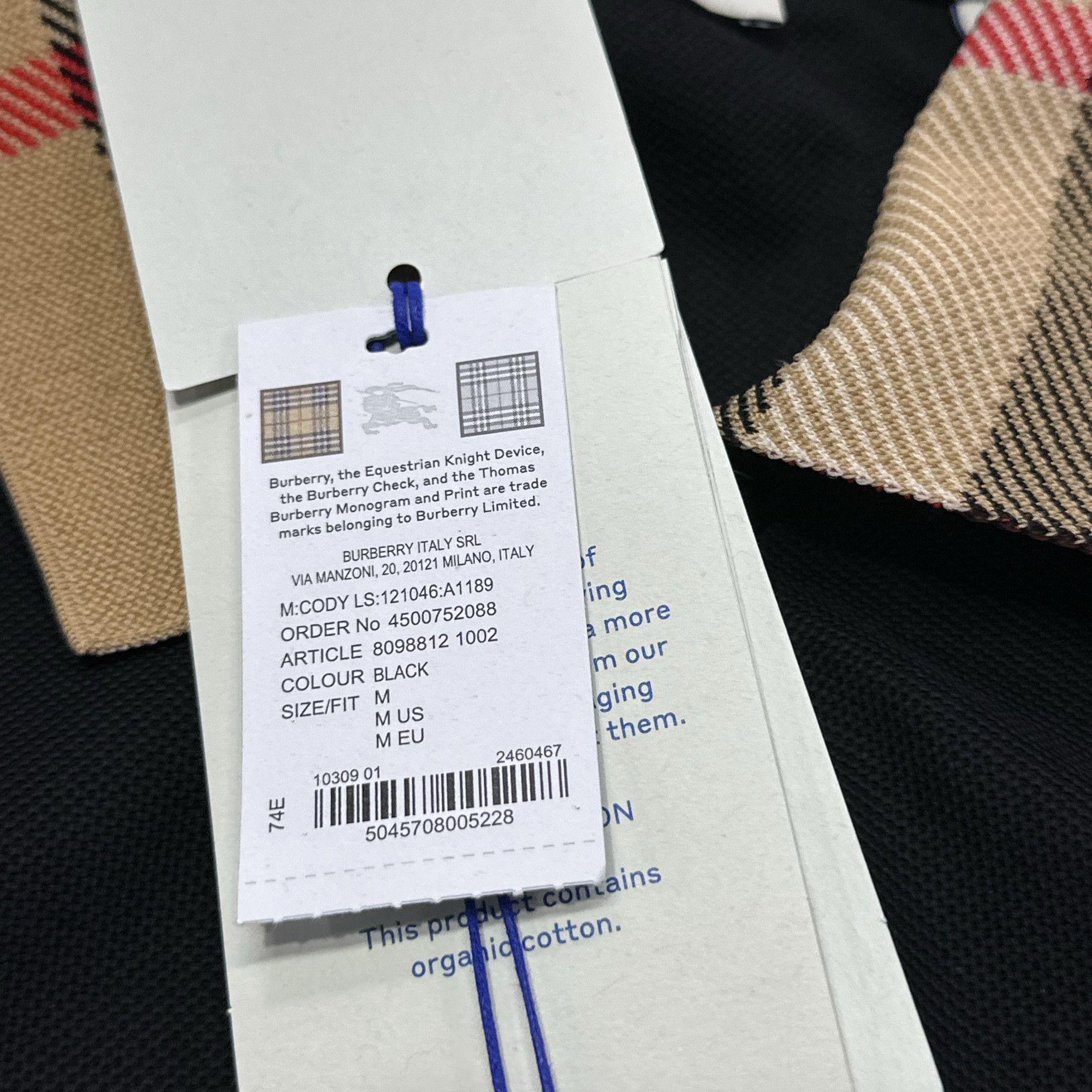 Burberry Burberry Vintage Check Collar Long Sleeve Polo Size M Size US M / EU 48-50 / 2 - 4 Thumbnail