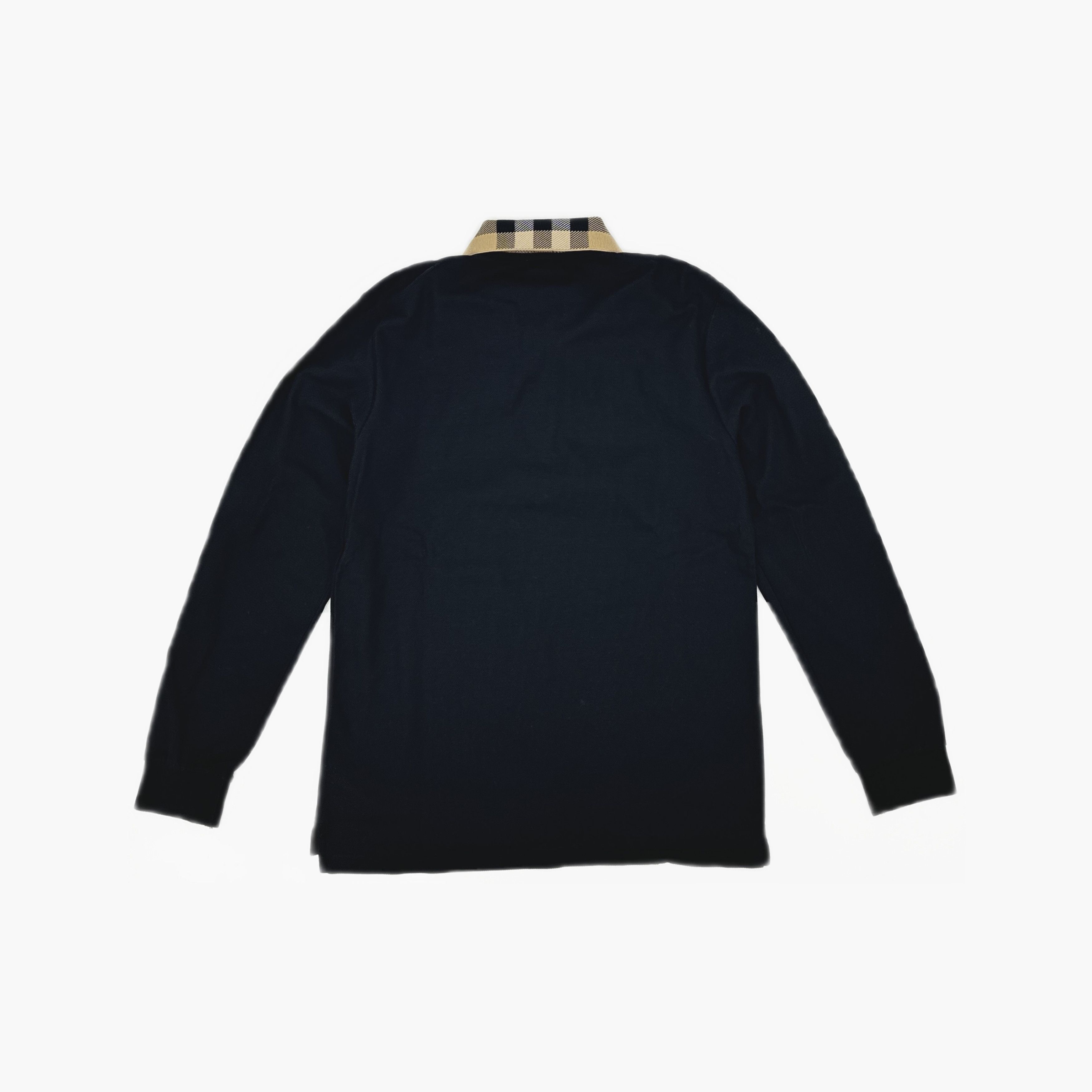 Burberry Burberry Vintage Check Collar Long Sleeve Polo Size M Size US M / EU 48-50 / 2 - 2 Thumbnail