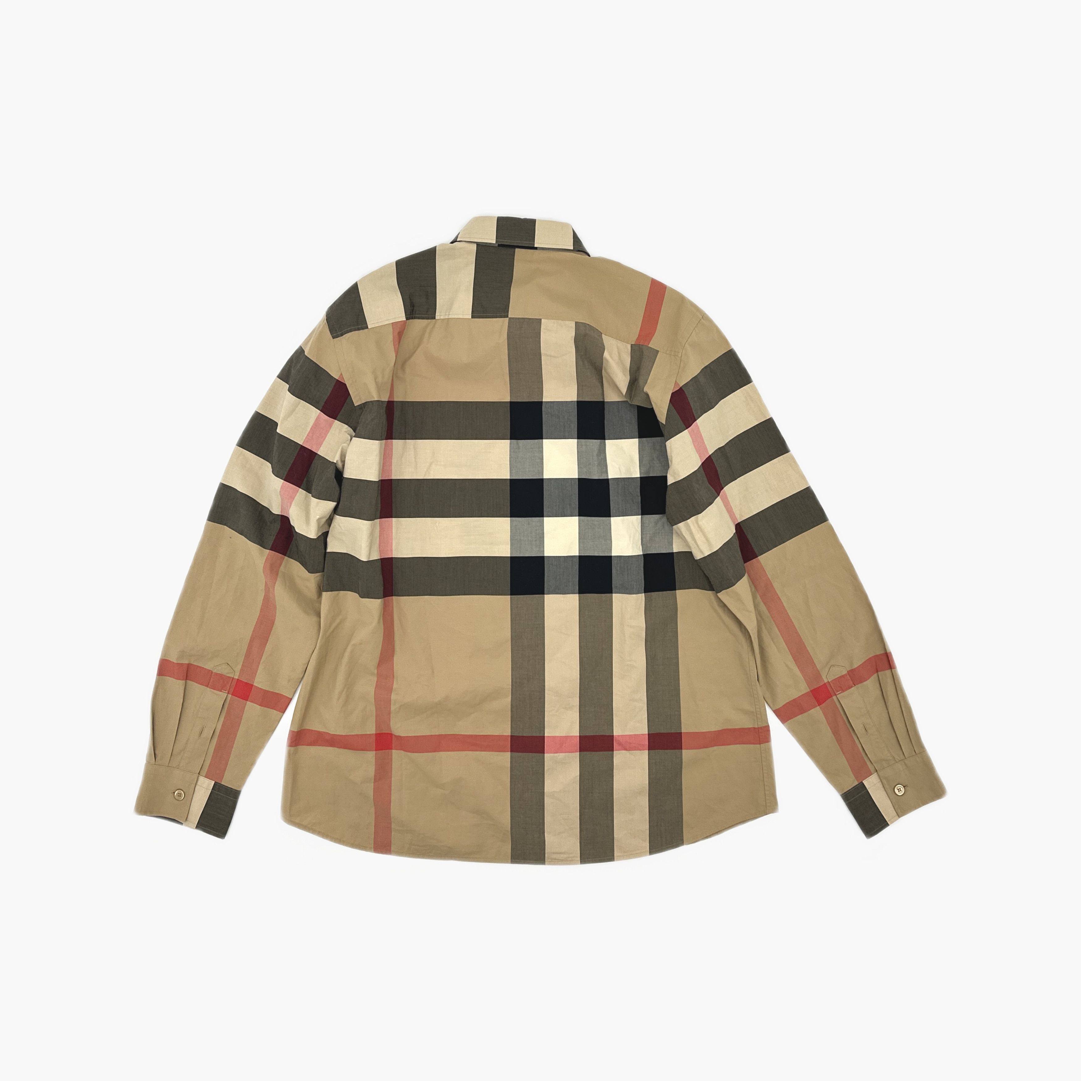 Burberry Burberry Check Long Sleeve Shirt Size XXL Size US XXL / EU 58 / 5 - 2 Thumbnail