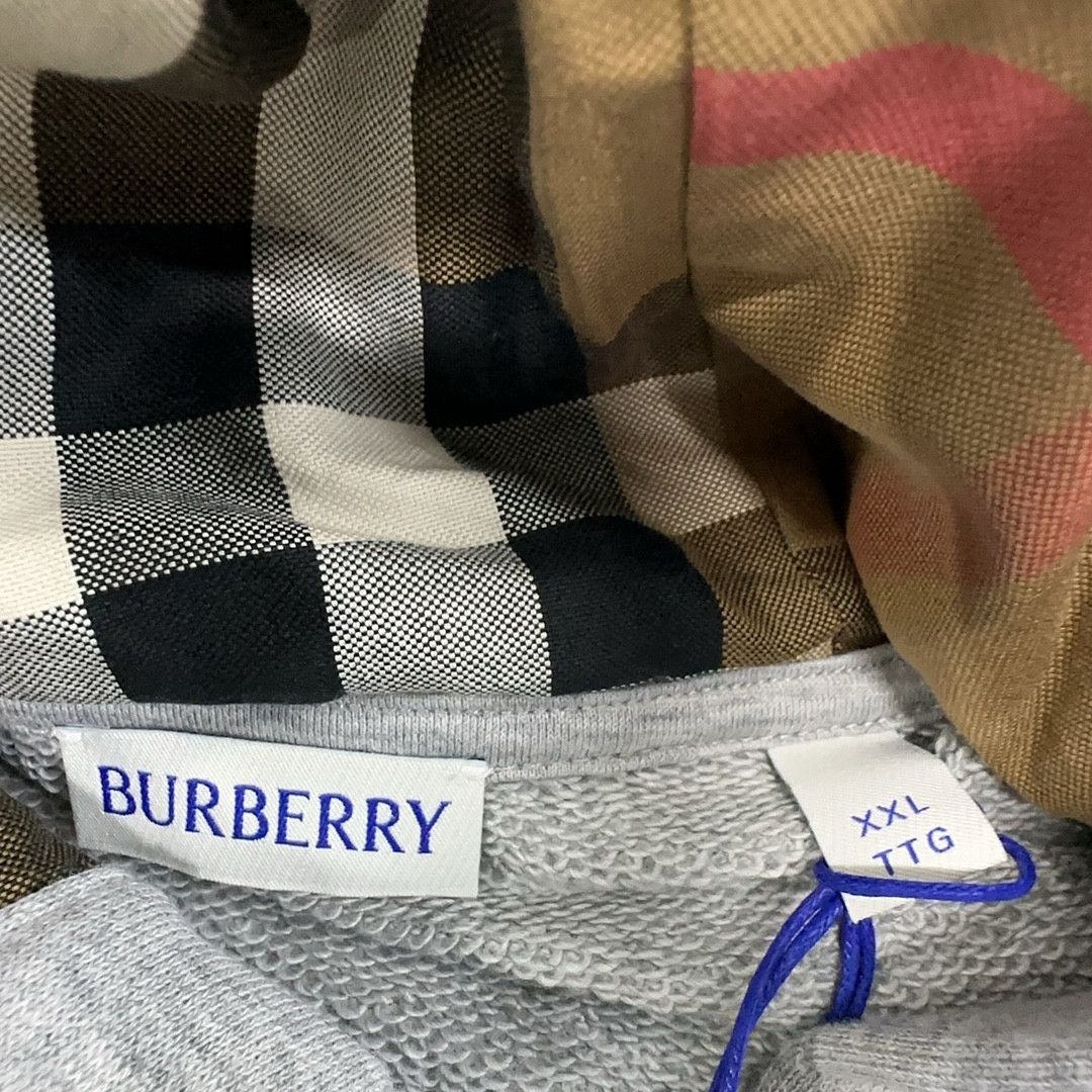 Burberry Burberry Logo Zip Up Hoodie Size XXL Size US XXL / EU 58 / 5 - 5 Thumbnail