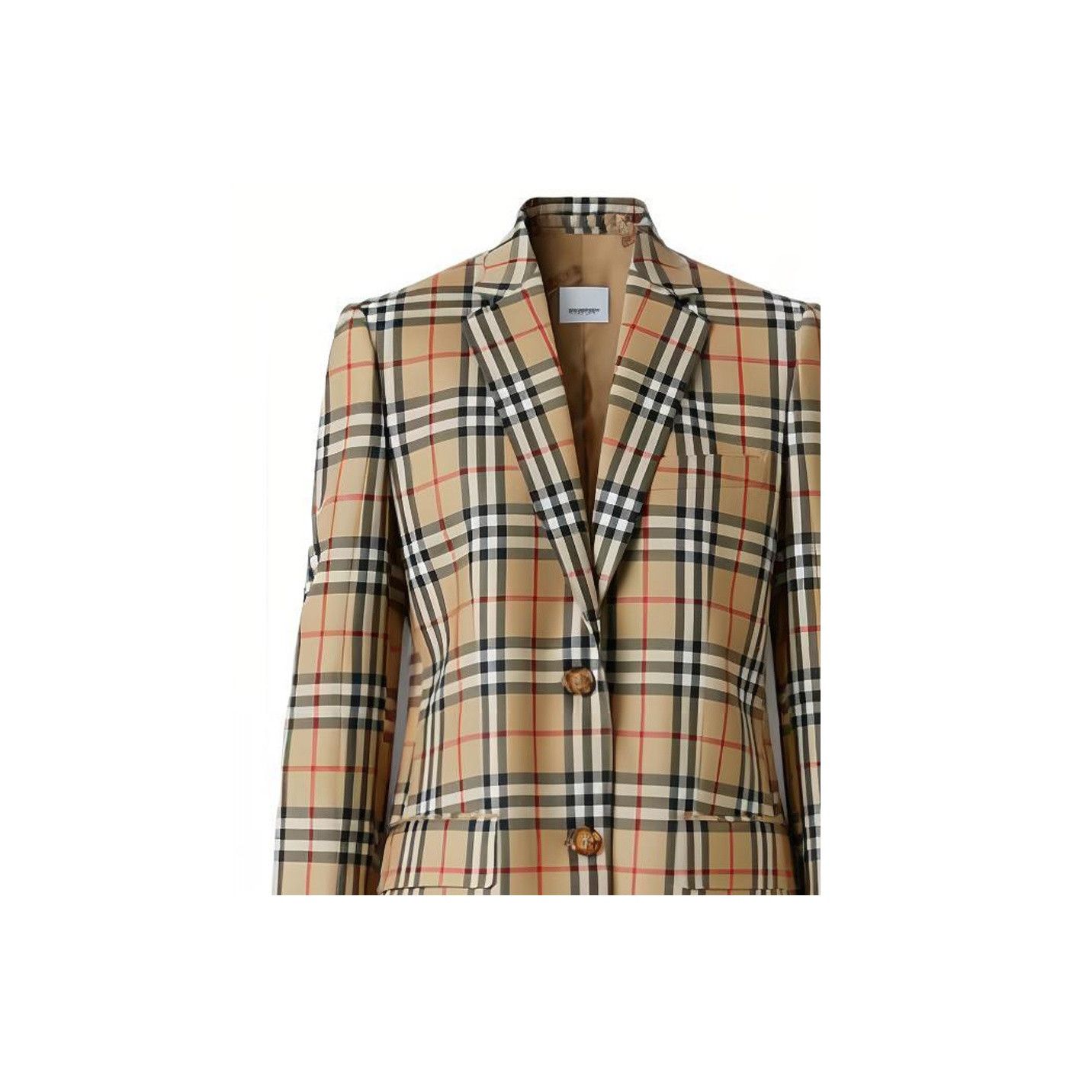 Burberry Burberry Check Wool Blazer Size 10 Size M / US 6-8 / IT 42-44 - 7 Thumbnail