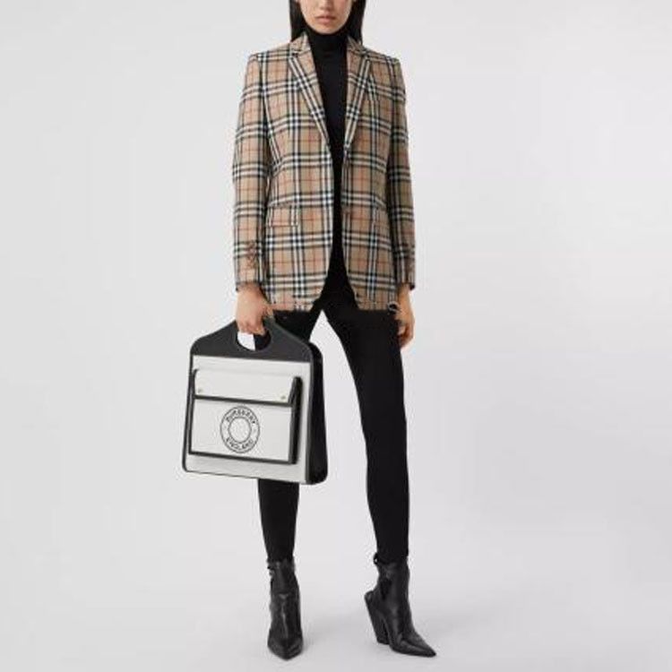 Burberry Burberry Check Wool Blazer Size 10 Size M / US 6-8 / IT 42-44 - 5 Thumbnail