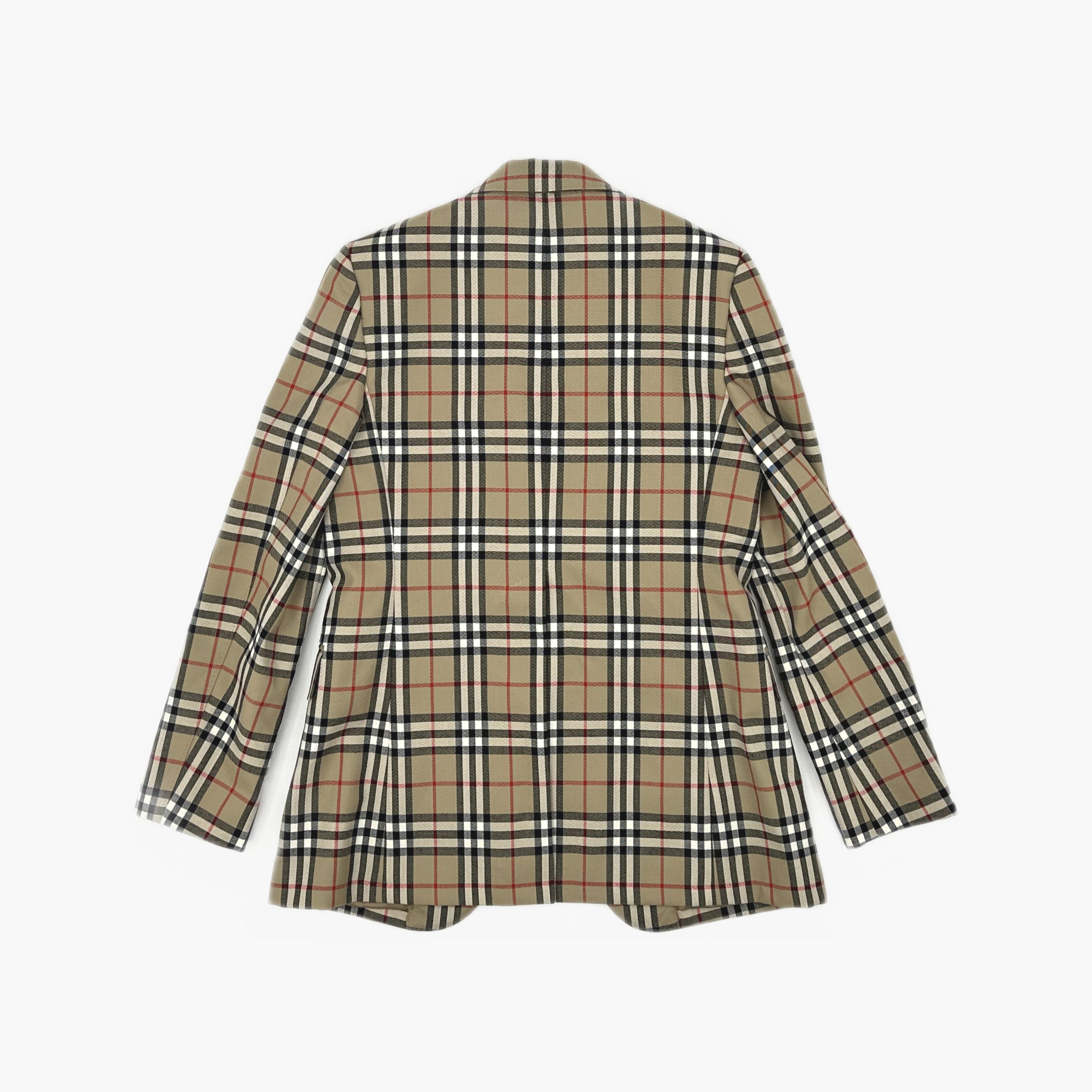 Burberry Burberry Check Wool Blazer Size 10 Size M / US 6-8 / IT 42-44 - 2 Thumbnail