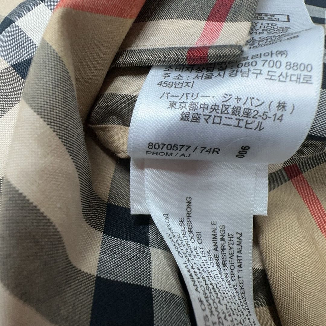 Burberry Burberry Vintage Check Button Up Shirt Size L Size US L / EU 52-54 / 3 - 3 Thumbnail