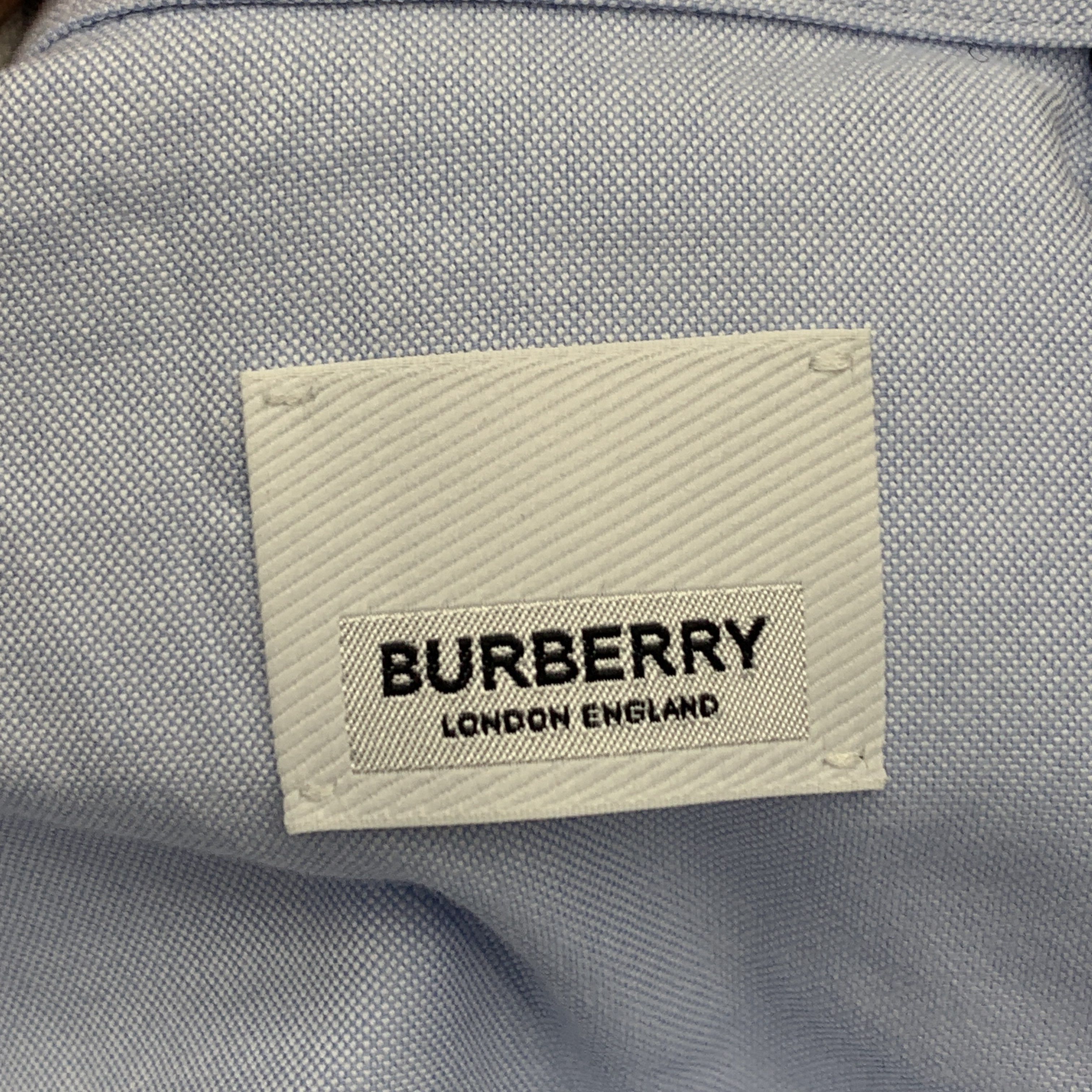 Burberry Burberry Logo Pocket Button Up Shirt Size XXL Size US XXL / EU 58 / 5 - 3 Thumbnail