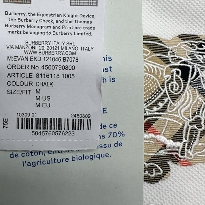 Burberry Burberry Equestrian Knight Polo Shirt Size M Size US M / EU 48-50 / 2 - 8 Thumbnail