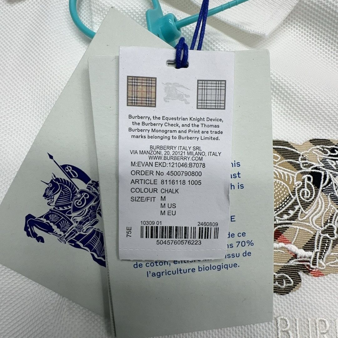 Burberry Burberry Equestrian Knight Polo Shirt Size M Size US M / EU 48-50 / 2 - 9 Thumbnail