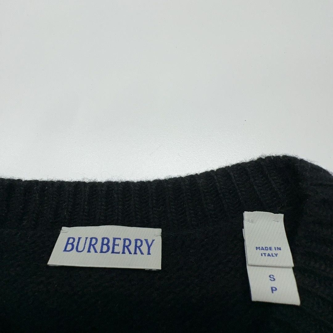 Burberry Burberry EKD Logo Wool Cashmere Sweater Size S Size US S / EU 44-46 / 1 - 3 Thumbnail